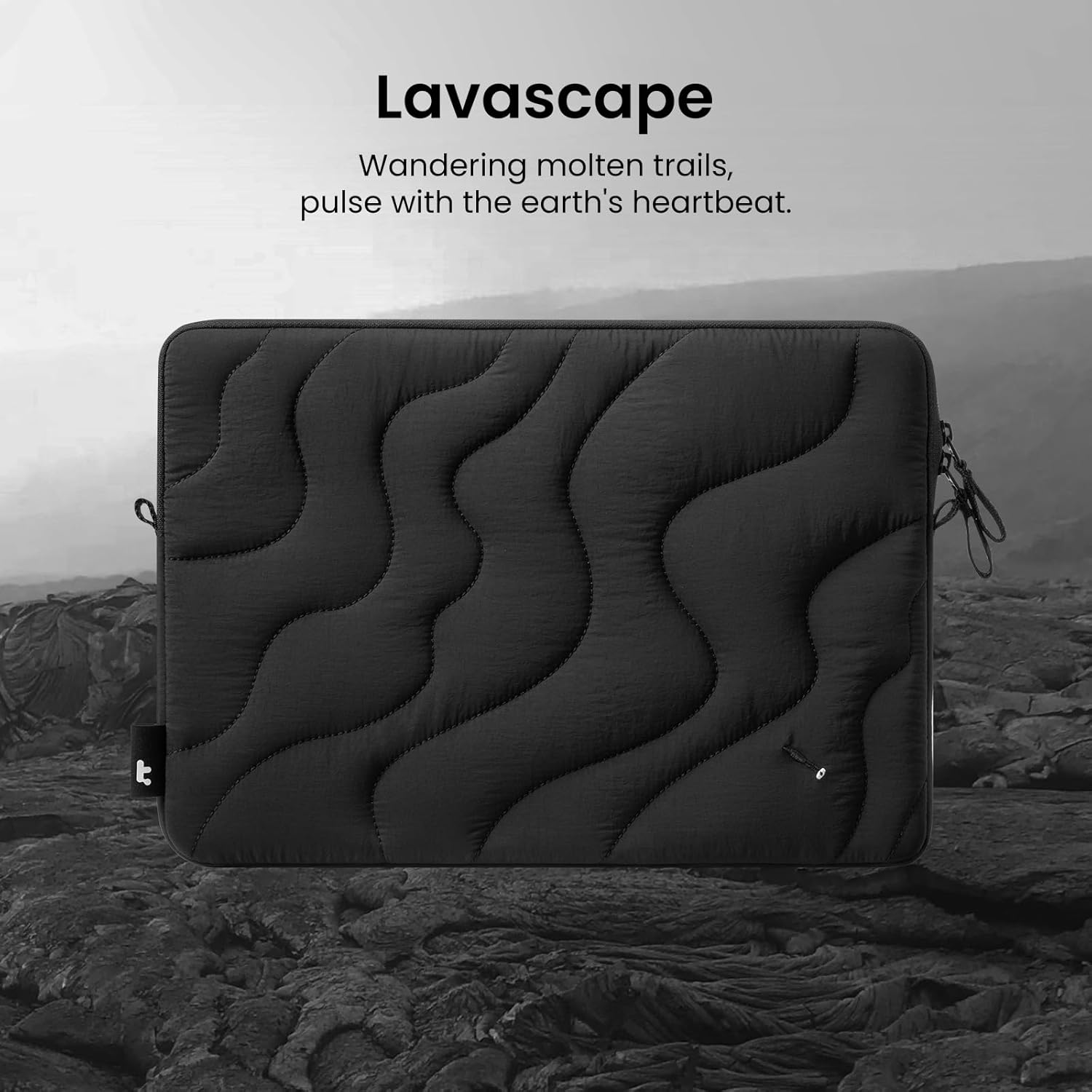 Tomtoc 360 Protective Puffy Laptop Sleeve Set for 13-Inch Macbook Air M4/A3240 2025, M3/A3113, M2/A2681, 13-In Macbook Pro, Quilted Soft Puffer Bag with Tech Pouch for 13-In Surface Pro, Copilot+Pc image number 1