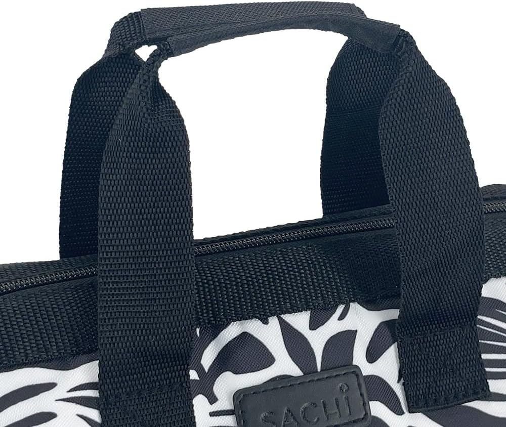 Sachi 'Style 34' Insulated Lunch Bag - Monochrome Blooms image number 4