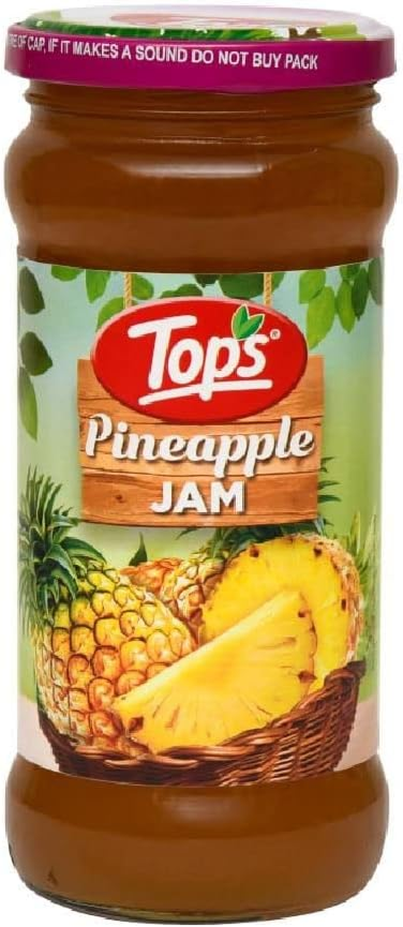 Tops Pineapple Jam 475 G image number 1