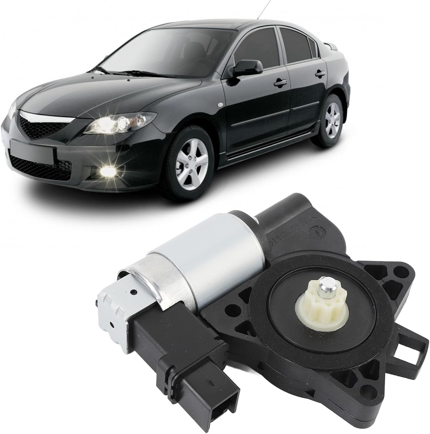 Power Window Lift Motor, Front Right Rear Left Driver Side Power Window Lift Regulator Motor 742-802 D6515958XB for 3 6 2 RX-8 CX-9 image number 3