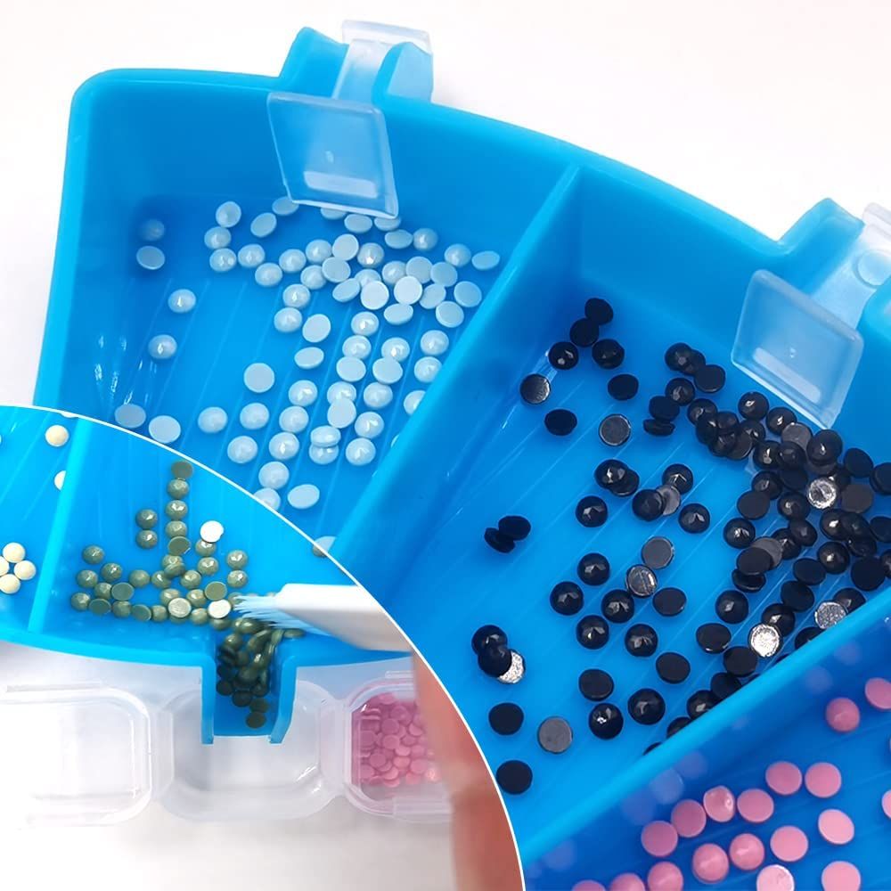 SENHAI Diamond Painting Accessories Art Trays Kits, 5D Diamond Painting Storage Kits Personalized Painting Tools for DIY Diamond Painting Crafts Beading Plates image number 6