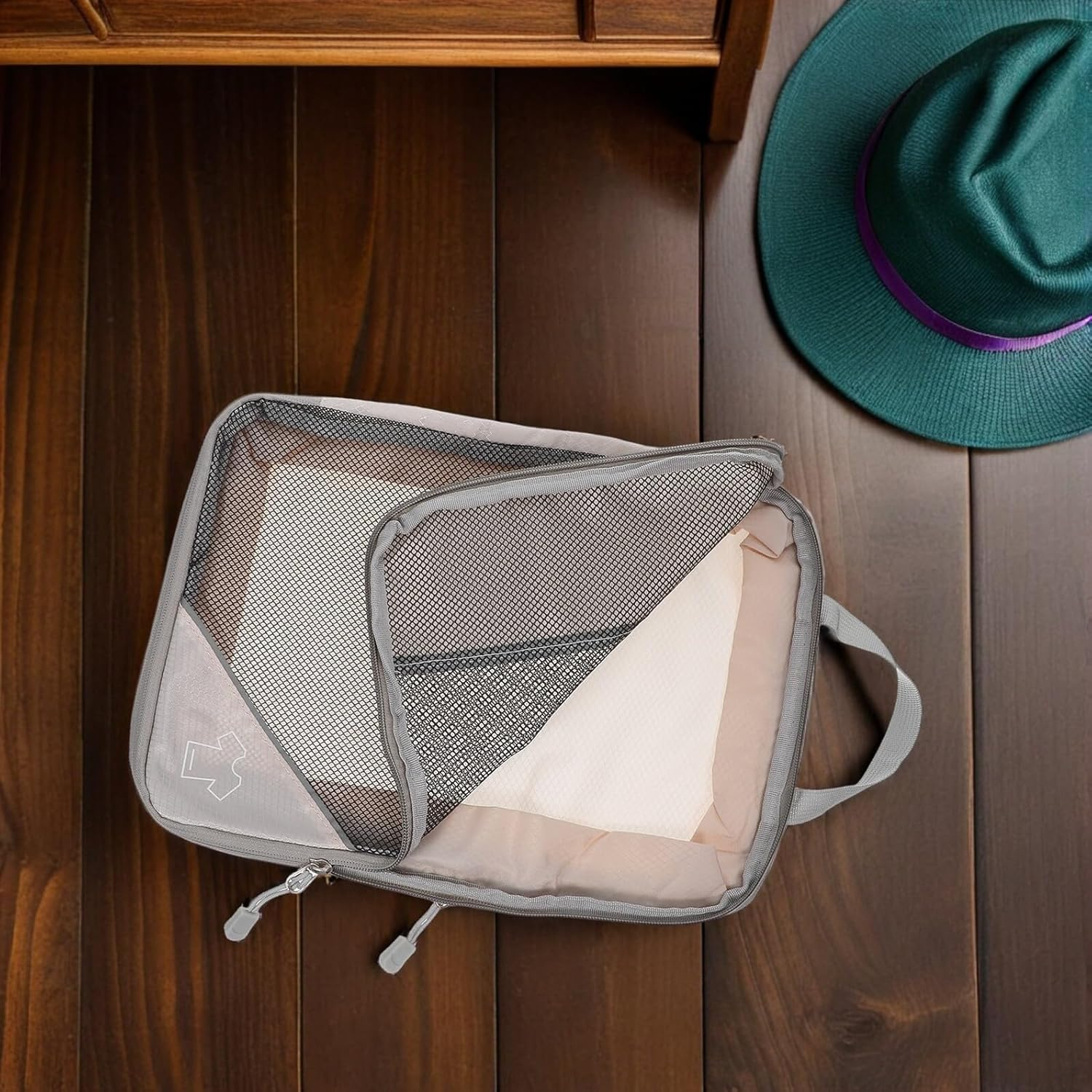 Outanaya 3PCS Expandable Compression Packing Cubes for Suitcases Space-Saving Travel Organizer Bags for Clothes Shoes Accessories Versatile Luggage Storage for Efficient Packing image number 6