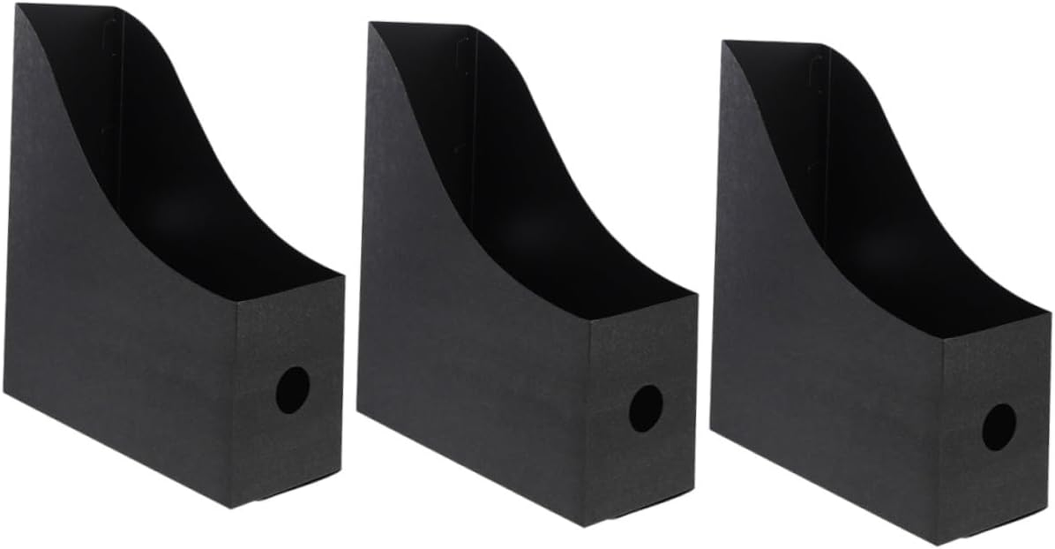 VILLFUL 3Pcs Desk File Organizer Office Organisation Magazine Holder Book Holder for Shelves Office Storage Rack