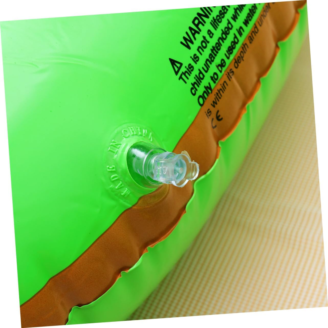 PVC Floating Bed Comfortable Hammock for Pool Easy Inflate/Deflate Kiwi Pattern image number 6