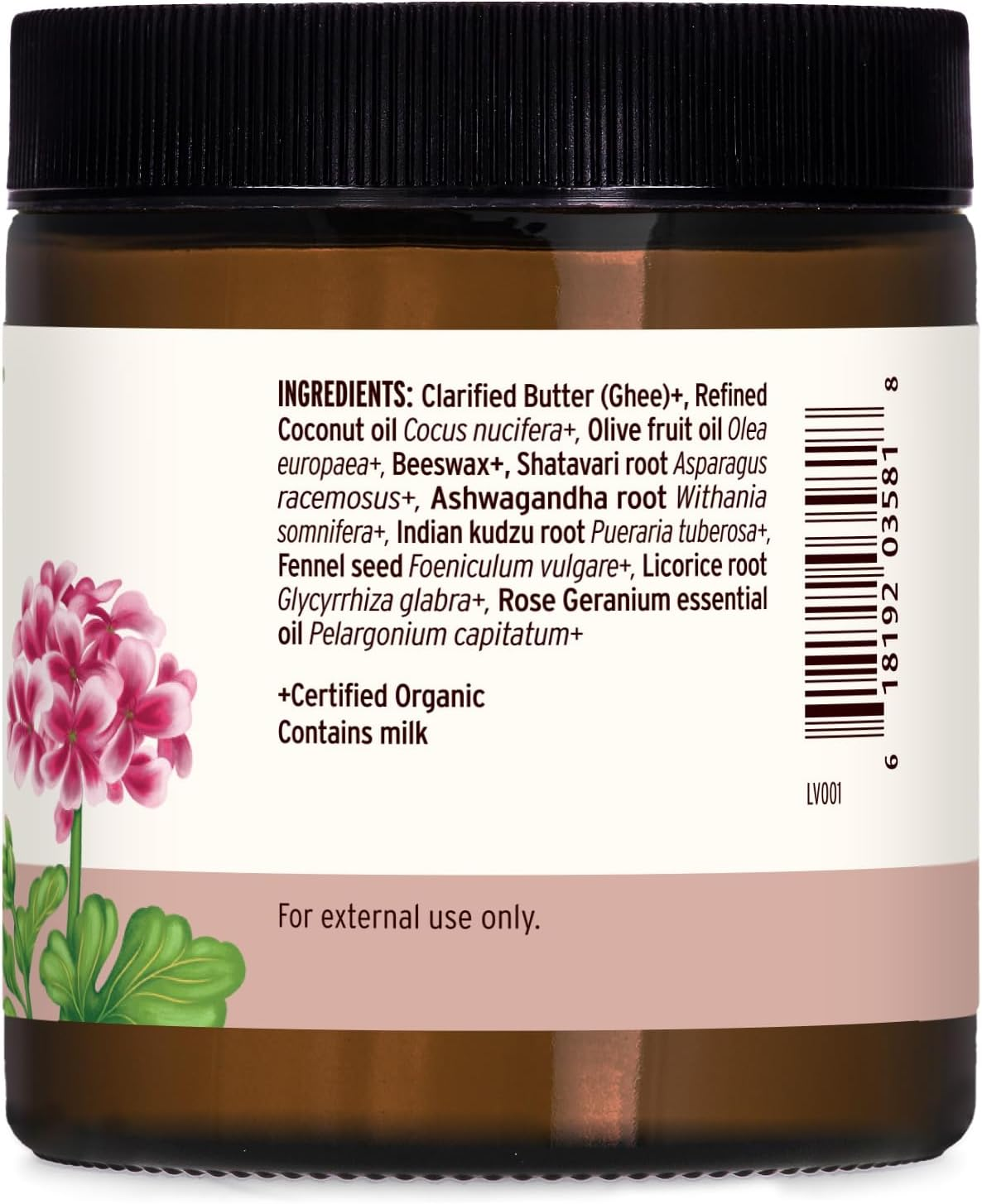 Banyan Botanicals Beauty Balm - USDA Certified Organic, 4 Oz - Shatavari & Rose Geranium To. image number 3