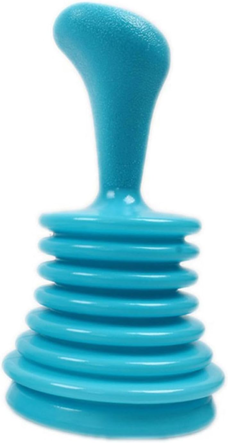 Plunger for Sink - Plunger with Ergonomic Handle,Bathroom Drain Cleaner Tool for Unclogging Slow Sinks, Tubs, and Showers, Small and Powerful - Sky Blue image number 6