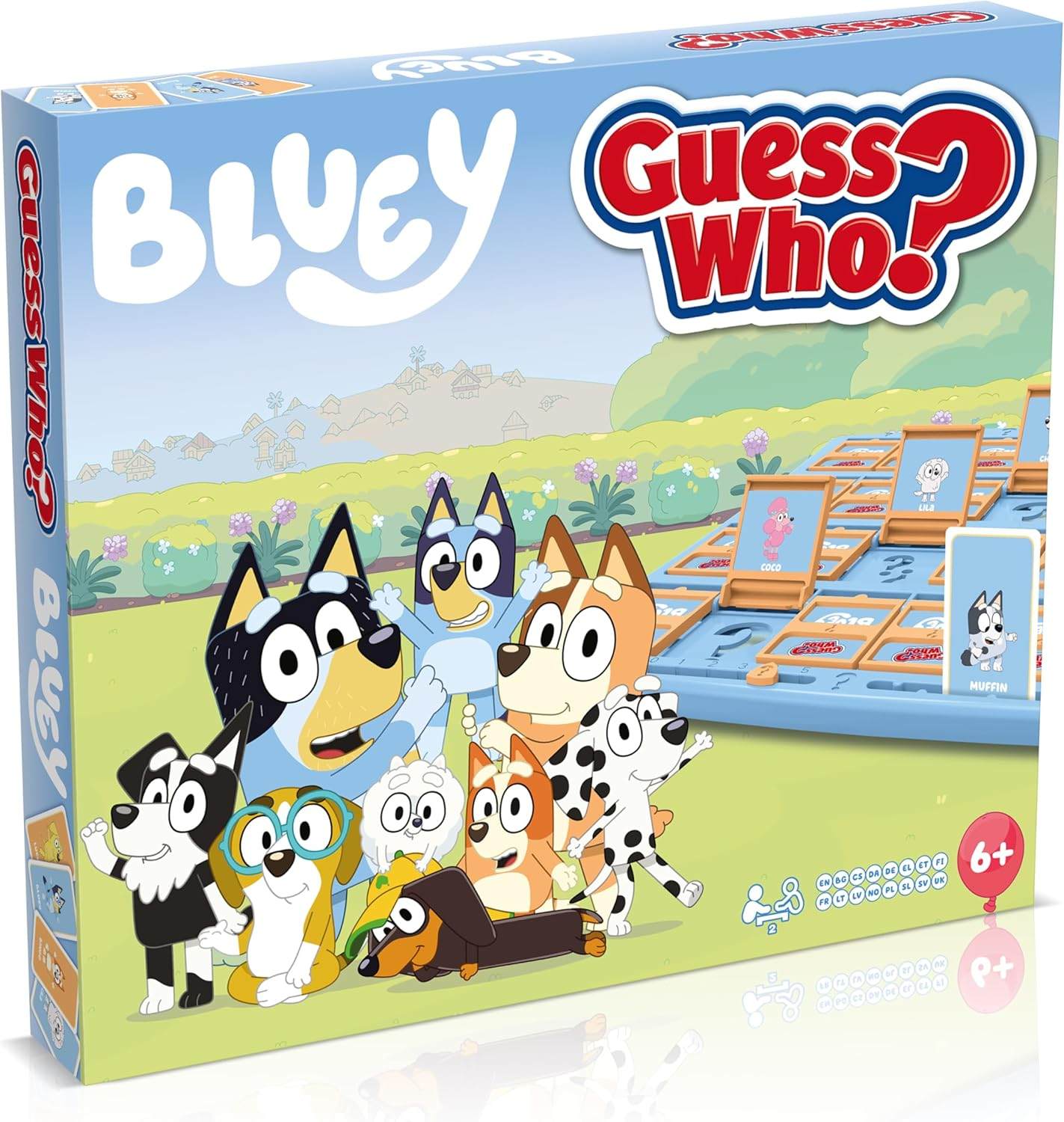Winning Moves Guess Who? Bluey Edition - Guessing Board Game about Your Favourite Characters from Bluey - 2 Players Aged 6+ image number 3
