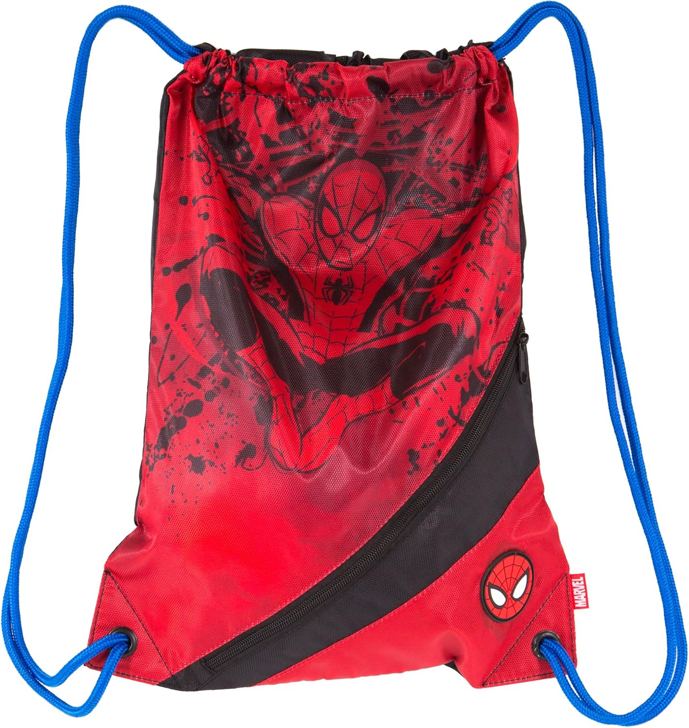 Marvel Spider-Man Sackpack, 18" X 13.8" X 1", Red