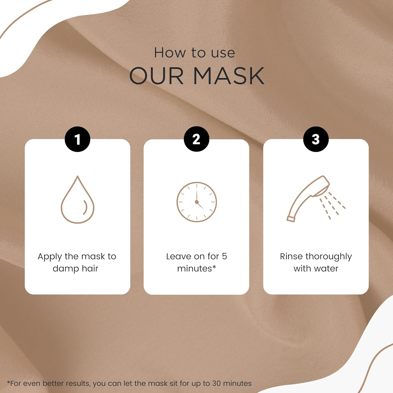 Kerargan - Argan Oil Mask for Intensive Care and Strengthening of Curls - for Curly Hair - Sulphate, Paraben and Silicone Free - 500 Ml