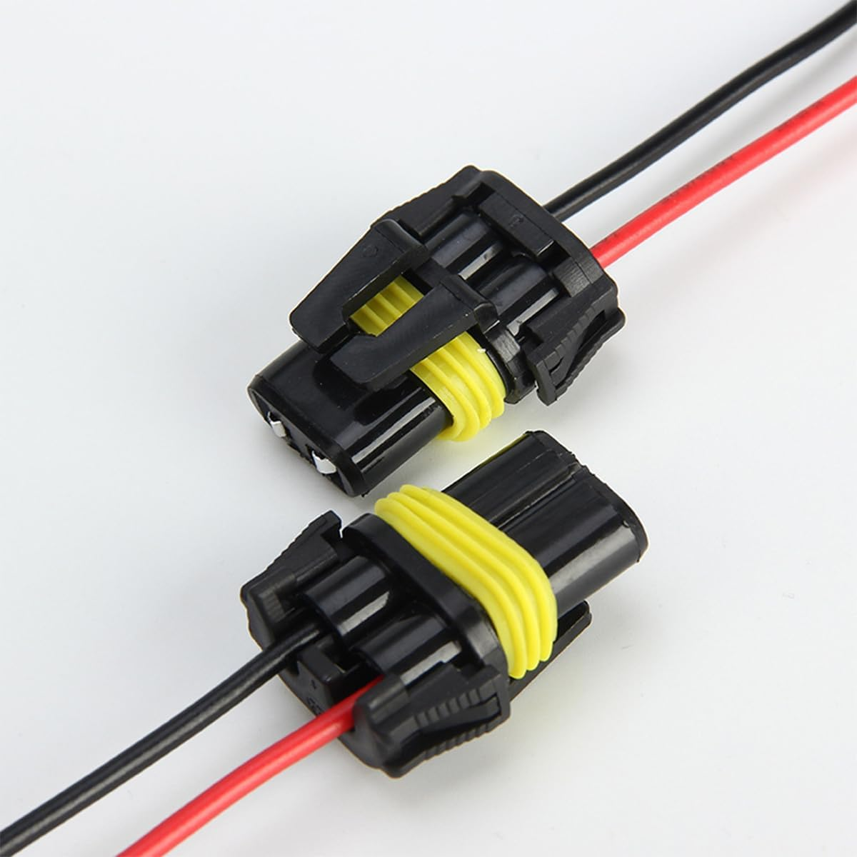 9005 9006 9012 HB3 HB4 Female Adapter Wiring Harness Sockets Wire Pigtail Connector for Auto Headlights Fog Lights, Automotive Accessories Replacement, 2 Pack Nylon Waterproof Plugs image number 2