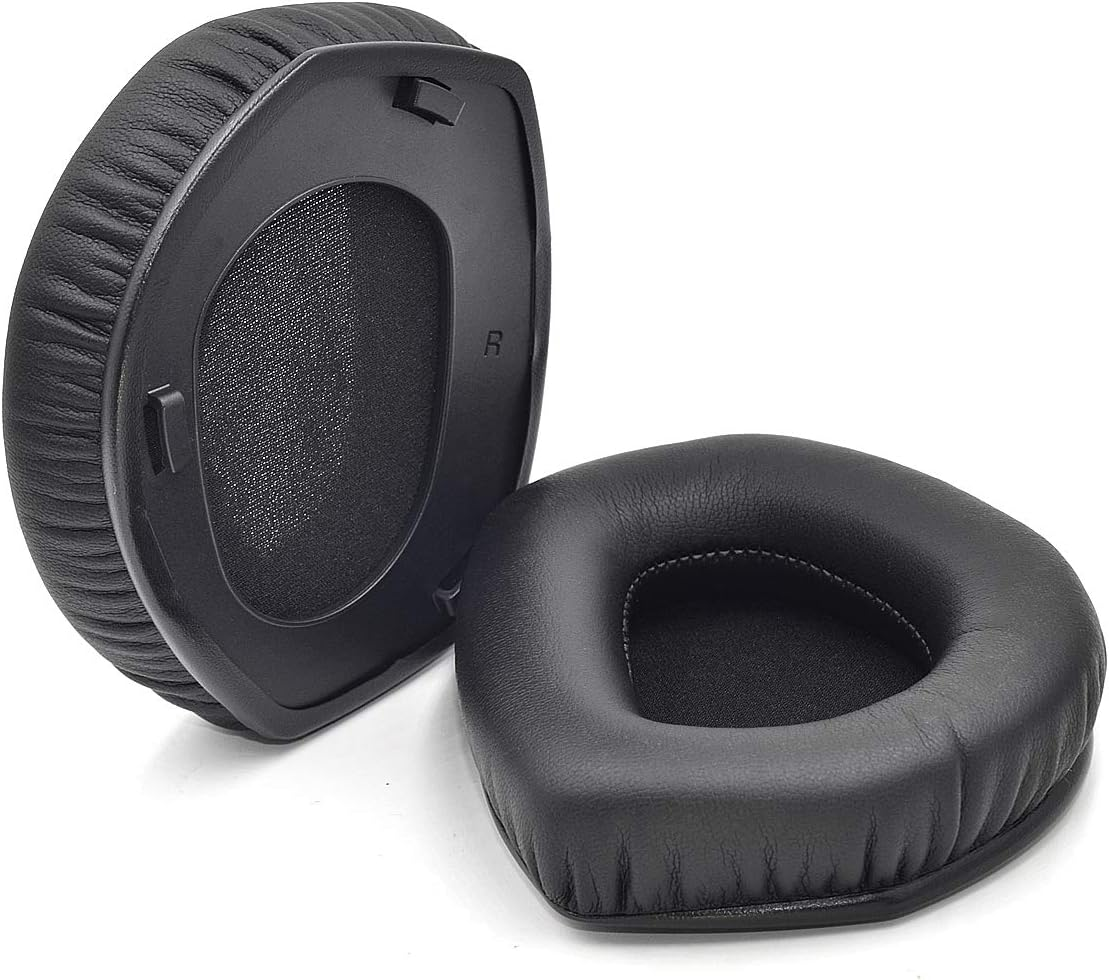 Defean Replacement HDR165 HDR175 Upgrade Quality Potein Leather and Memory Foam Ear Pads Cushion Foam Compatible with Sennheiser HDR RS165,RS175, RS185,RS195 RF Wireless Headphone