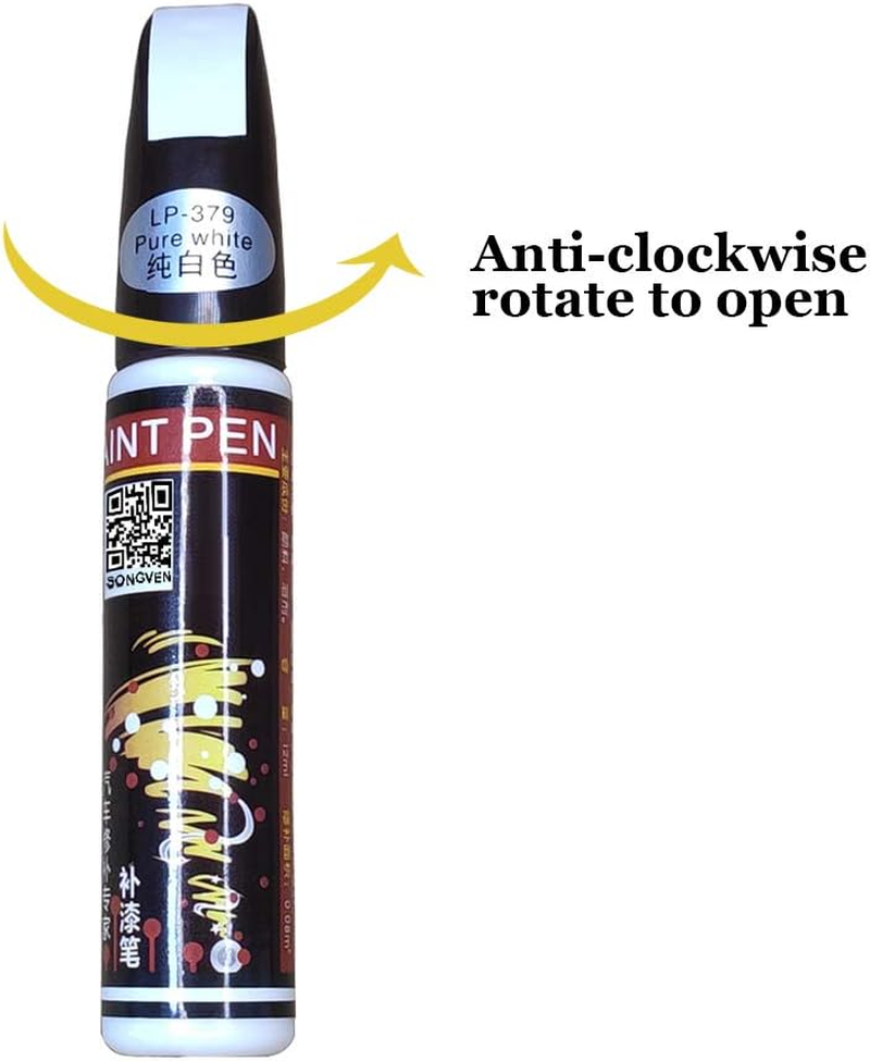 Car Scratch Remover Pure White Paint Restorer Car Scratch Repair Pen Compound Car Touch up Paint White Auto Scratch Repair Pen Scratch Remover for Cars (Pure White) image number 5