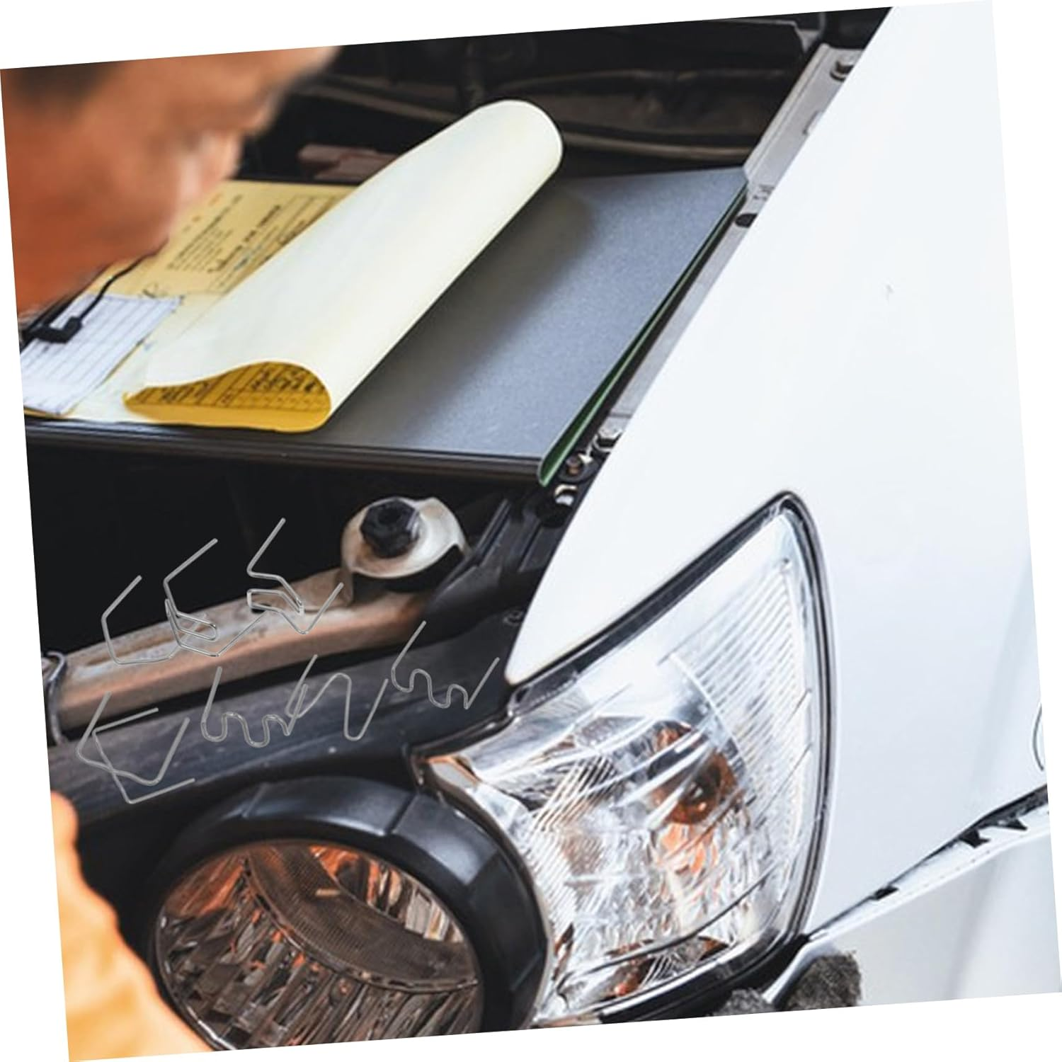 NOLITOY 800Pcs Welding Machine Repair Kit Automotive Welding Staples for Car Bumper Repair Tool Set image number 5