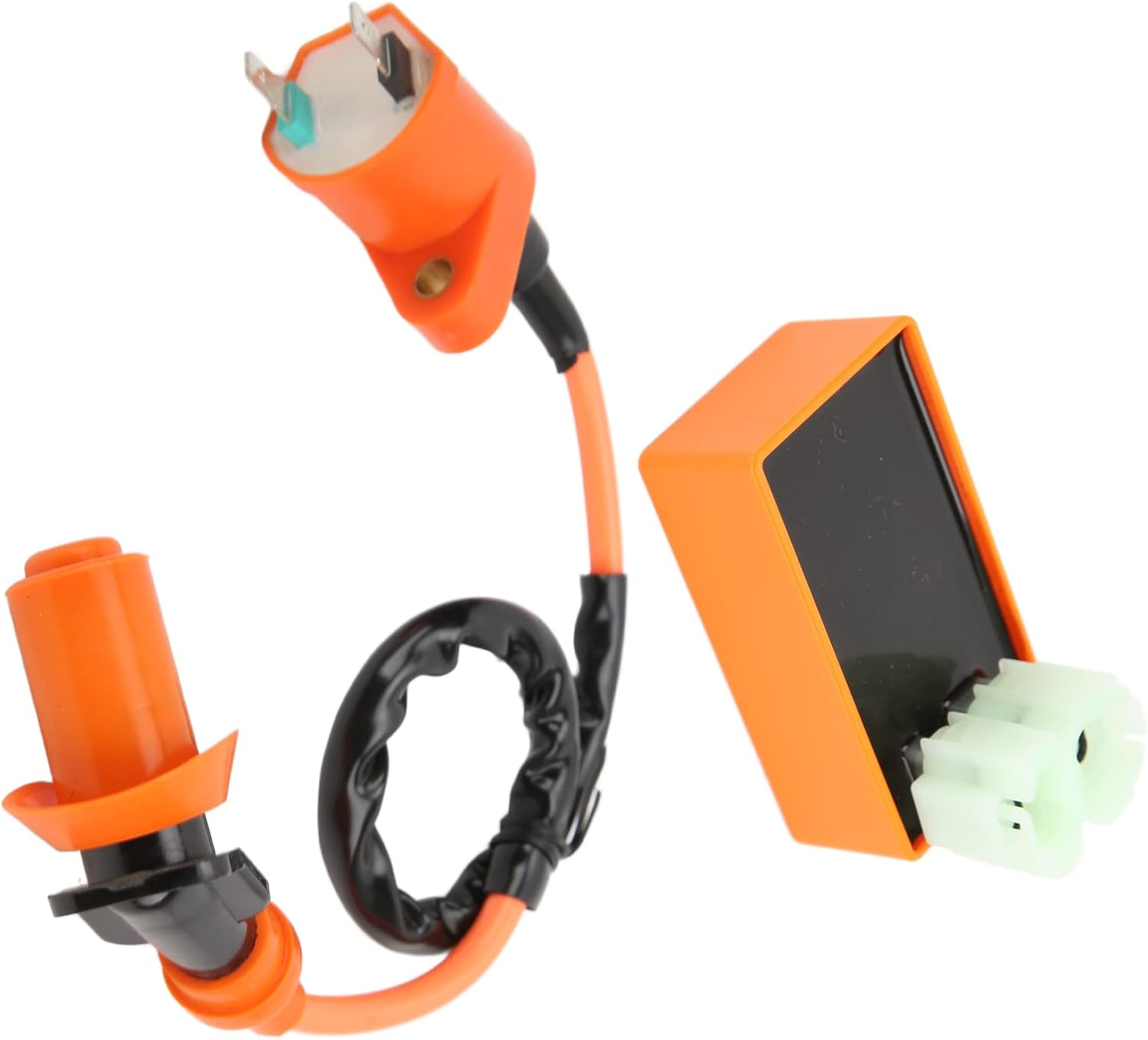 Intensive Spark Ignition Coil, CDI Box Kit with Single Stage Synchronization Circuit, Spark Plug for ATC125 TRX200D, Replacement for ATC125 TRX200D ATV and Motorcycles image number 1