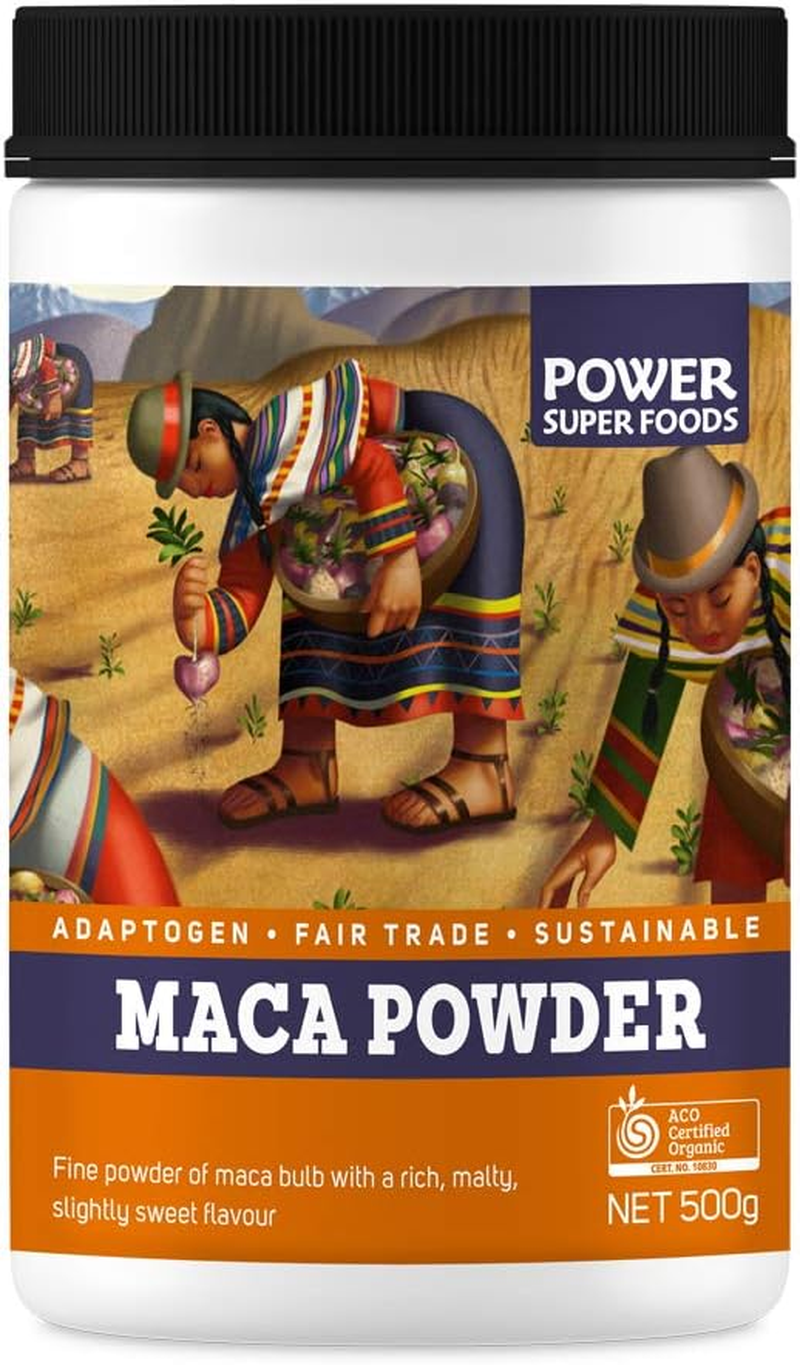 Power Super Foods Organic Maca Power, 500 G