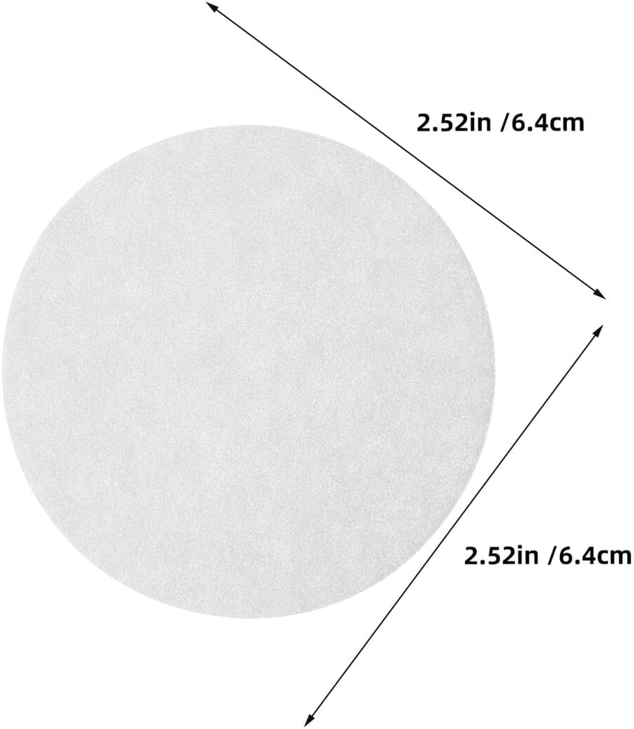 600Pcs Disposable Coffee Drip Filter Paper 64Mm round White for Espresso Machines, Small Coffee Pot Filters Suitable for Home and Office Brewing image number 6
