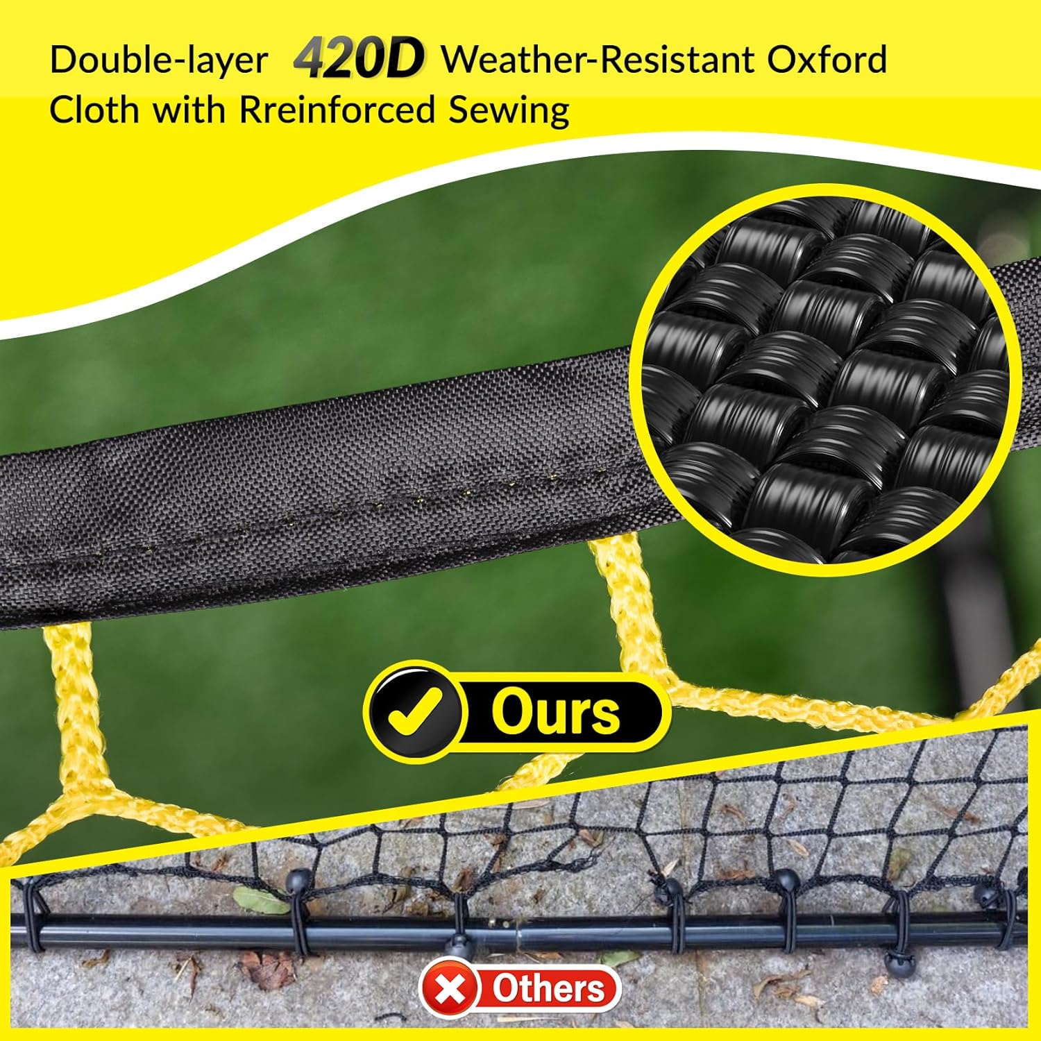 Happy Jump Portable Soccer Rebounder Net for Soccer Training Practice image number 4