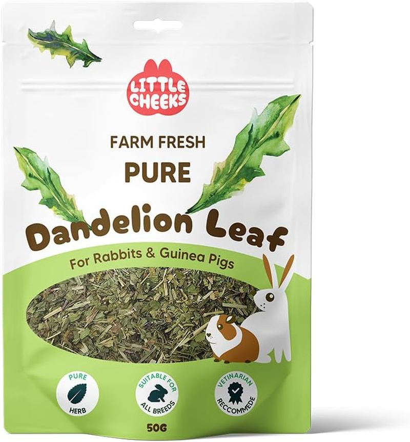 Pure Dandelion Leaf 50G for Rabbits& Guinea Pigs, Immunity and Digestion