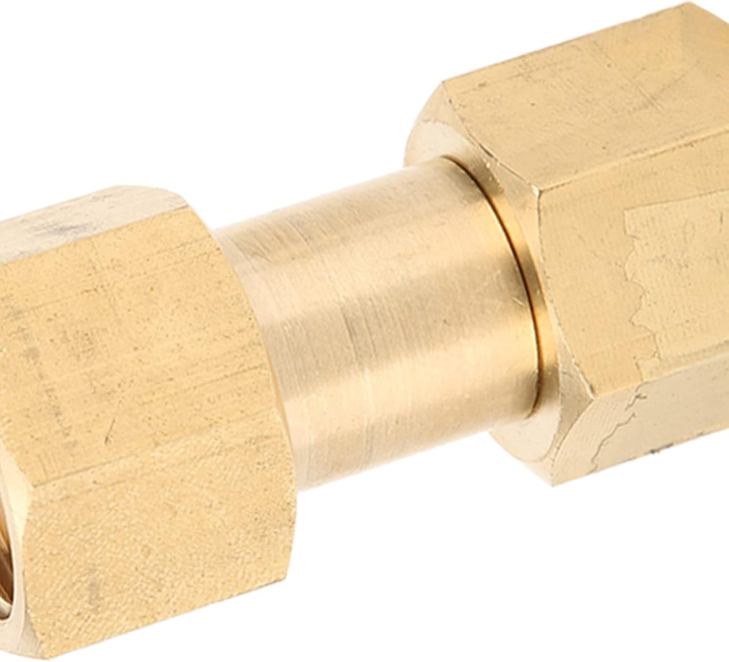 Viagasafamido CGA-320 to CGA-580 Adapter, Brass Co2 to Argon Regulator Nylon Washer Tight Connection for Welding image number 5