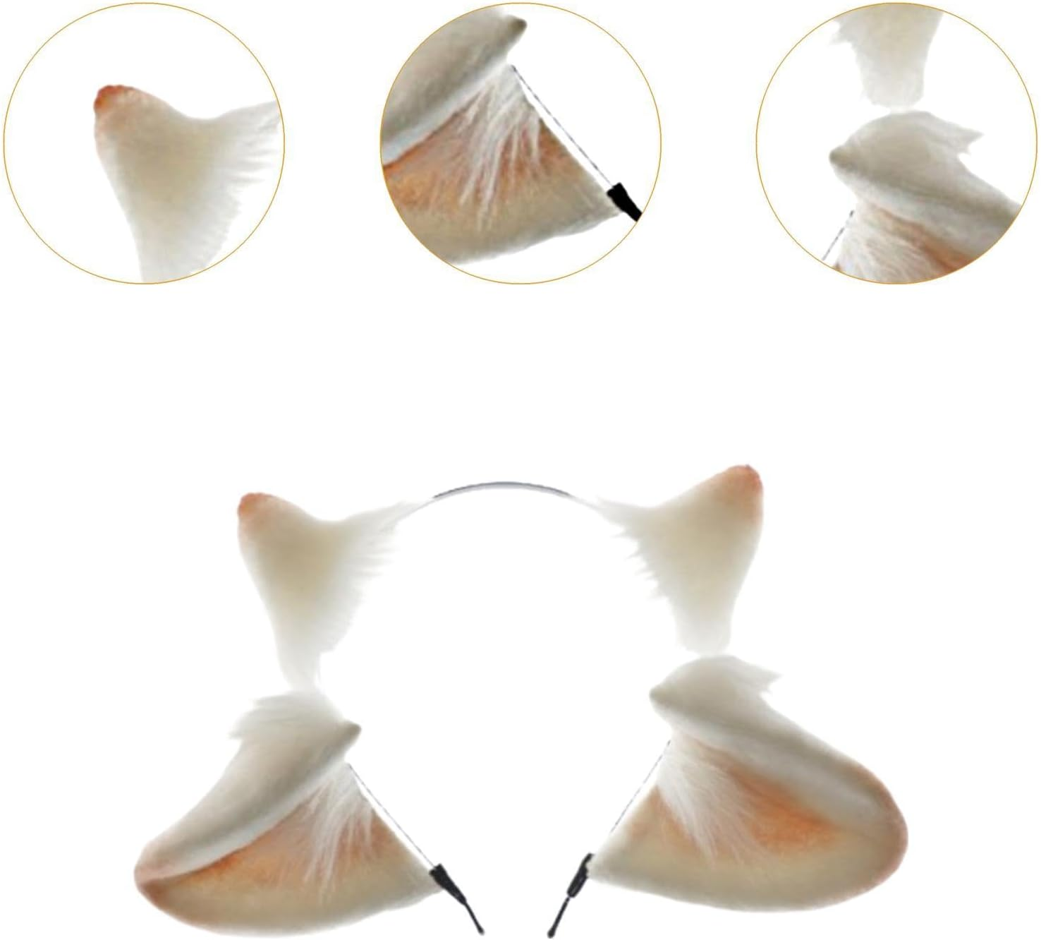 Generic Lamb Ear Headband Headdress for Halloween Animal Themed Parties image number 5