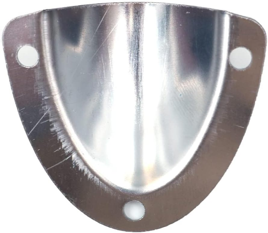 4X ZONADA Wire Cable Vent Cover, 45Mm 316 Stainless Steel Clamshell Vent, Marine Grade, Clam Shell Vent for Boat image number 2