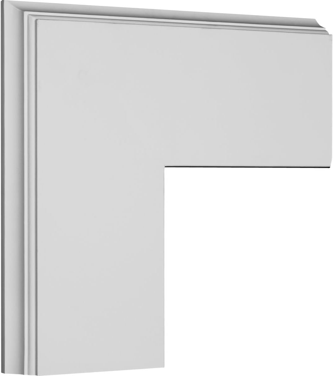Ekena Millwork CC05POC02X14X14TR 14"W X 2"P X 14"L Perimeter outside Corner for 5 Inch Traditional Coffered Ceiling System, White image number 4