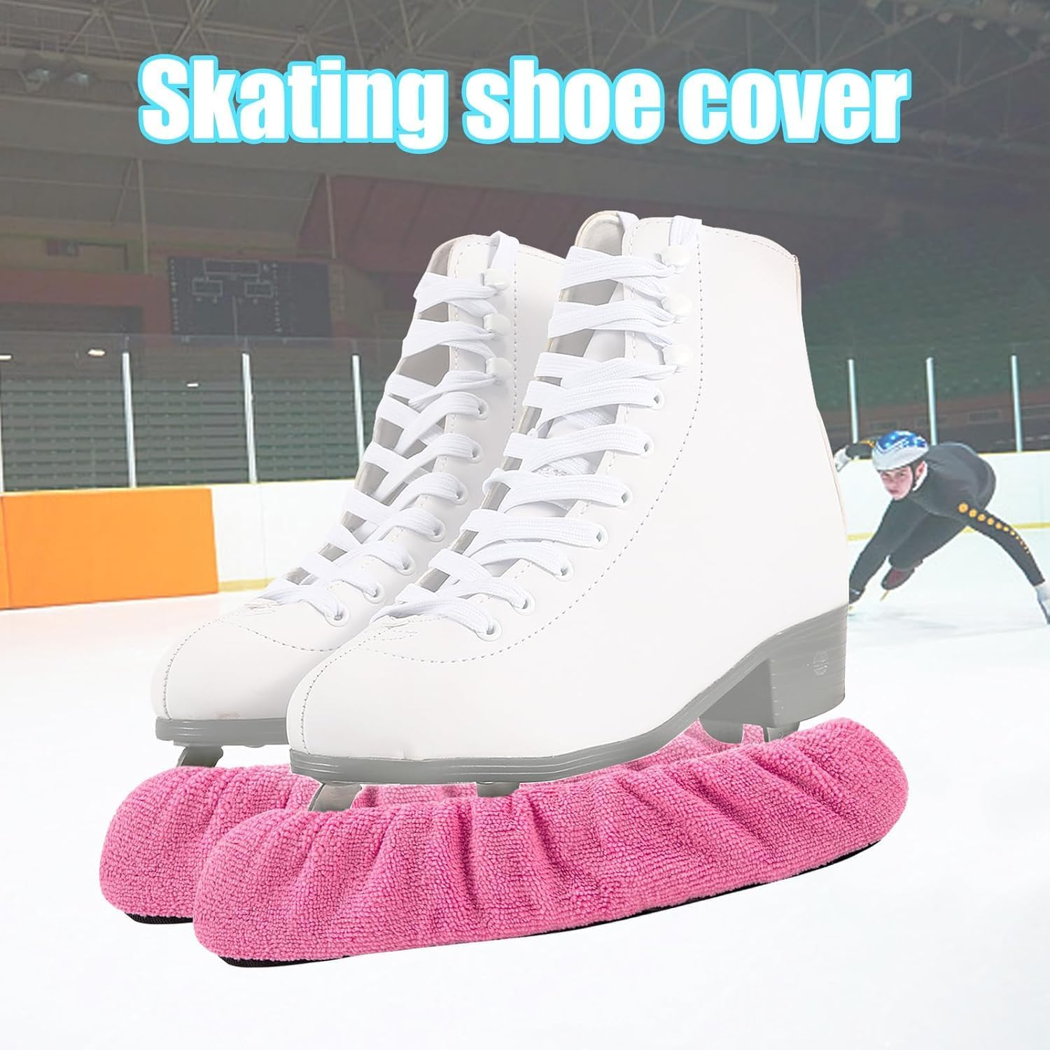 1 Pair Ice Skate Blade Covers, Suitable for Hockey & Figure Skates, Unisex Adult/Youth/Kids, Soft Protector Soaker Guards, Figure Skating Accessories & Safety Covers image number 2