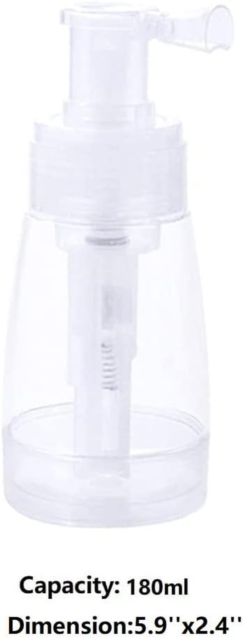 Dry Powder Spray Bottle, Empty Powder Travel Cosmetics Blower, Refillable Hair Fiber Applicator for Hair Salon, Home, Beauty Multi-Purpose image number 1