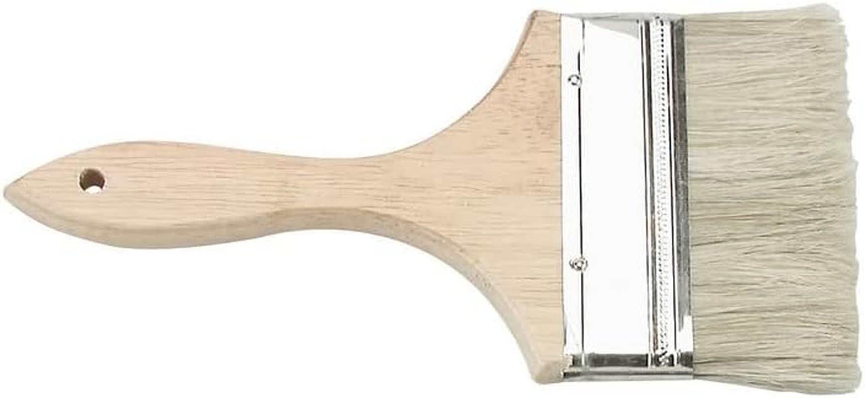 Chef Inox Natural Bristles Pastry Brush with Wood Handle, 100 Mm Size