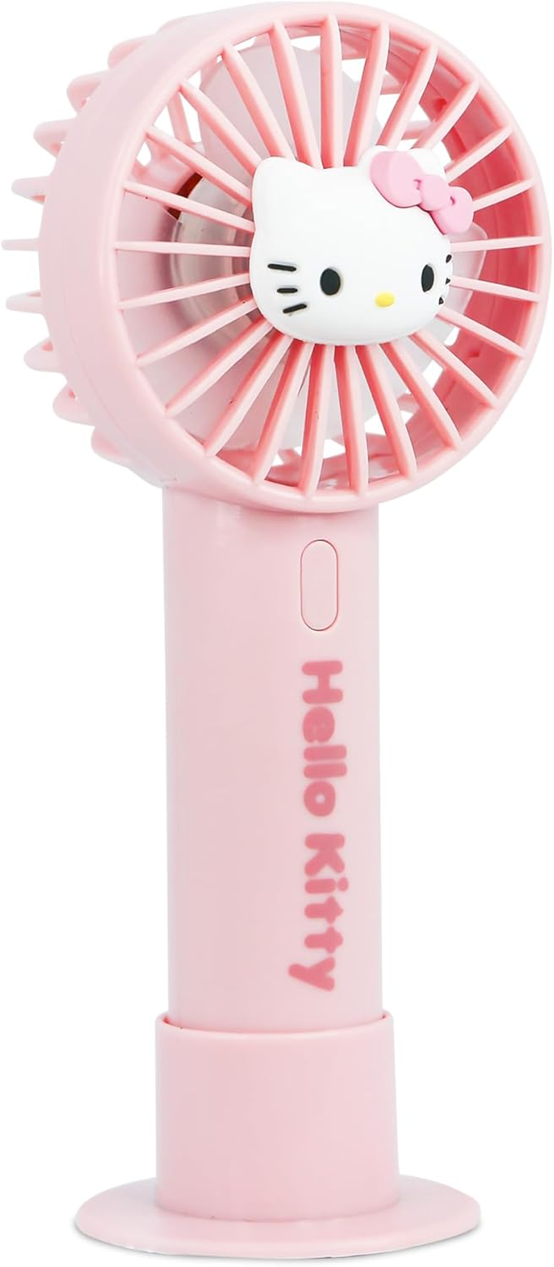 OTL Technologies HELLO KITTY PORTABLE HAND FAN with RECHARGEABLE BATTERY PINK and GOLD image number 2