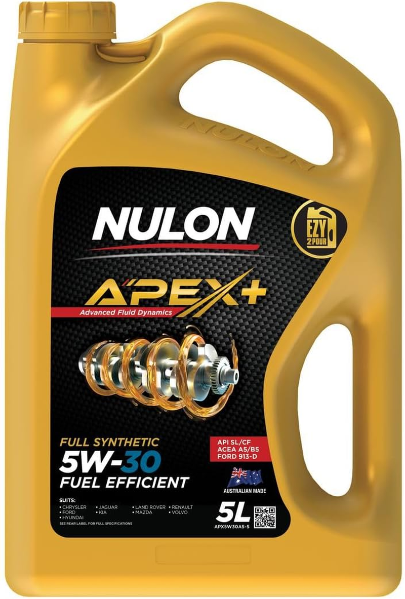 5L Nulon APEX+ 5W-30 Fuel Efficient Full Synthetic Engine Oil