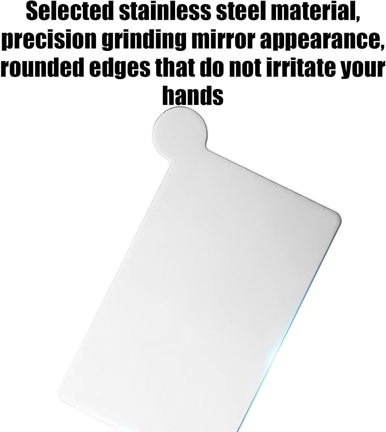 Shatterproof Stainless Steel Compact Mirror Unbreakable Makeup Mirror - Square Pocket Mirror with PU Leather Case Cover, Portable Purse Mirror, Travel Mirror Handheld Mirror for Women, Girls, Purse image number 5