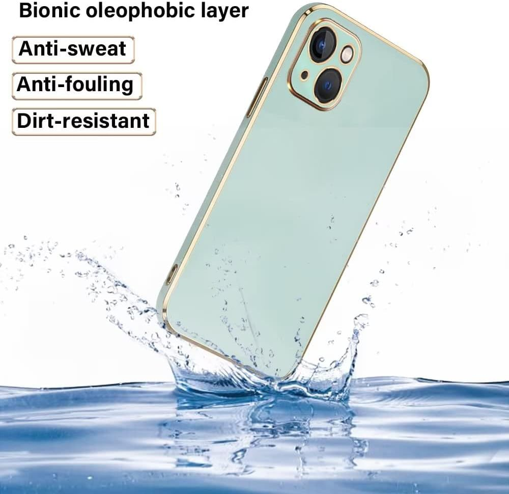 EASSGU Galvanised Frame Mobile Phone Case for Oppo A9 2020 / Oppo A5 2020 (6.5 Inches), Soft TPU Silicone Protective Case - White image number 3