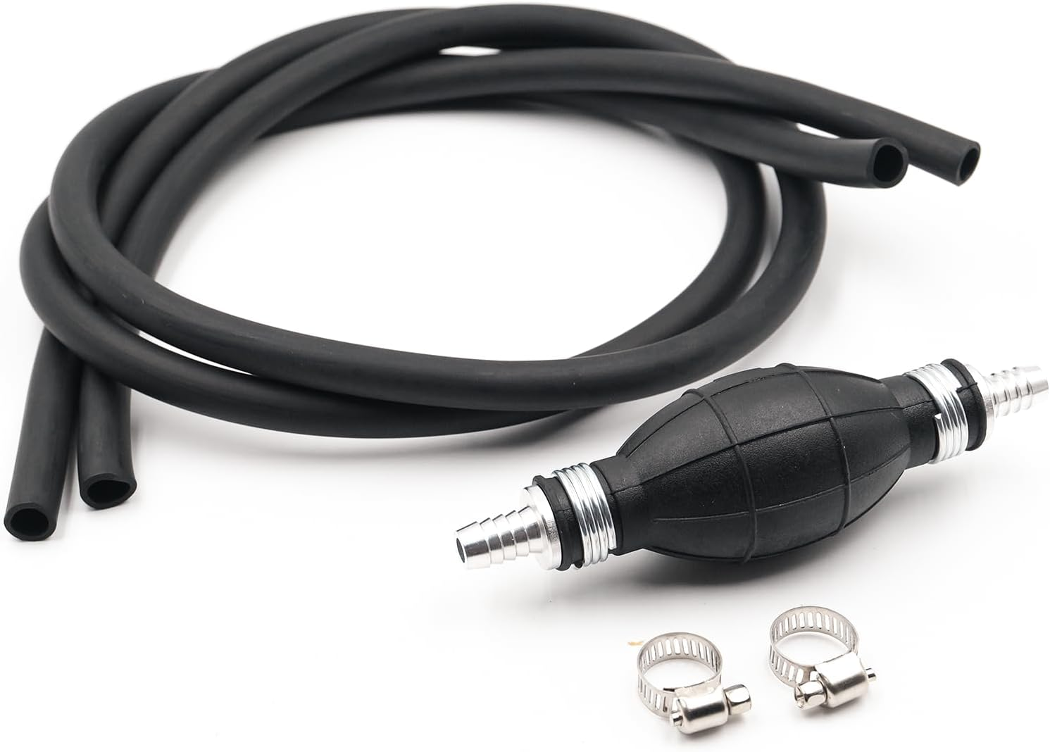 3/8" Marine Outboard Boat Motor Fuel Hose Line Assembly with Primer Bulb US New- image number 1