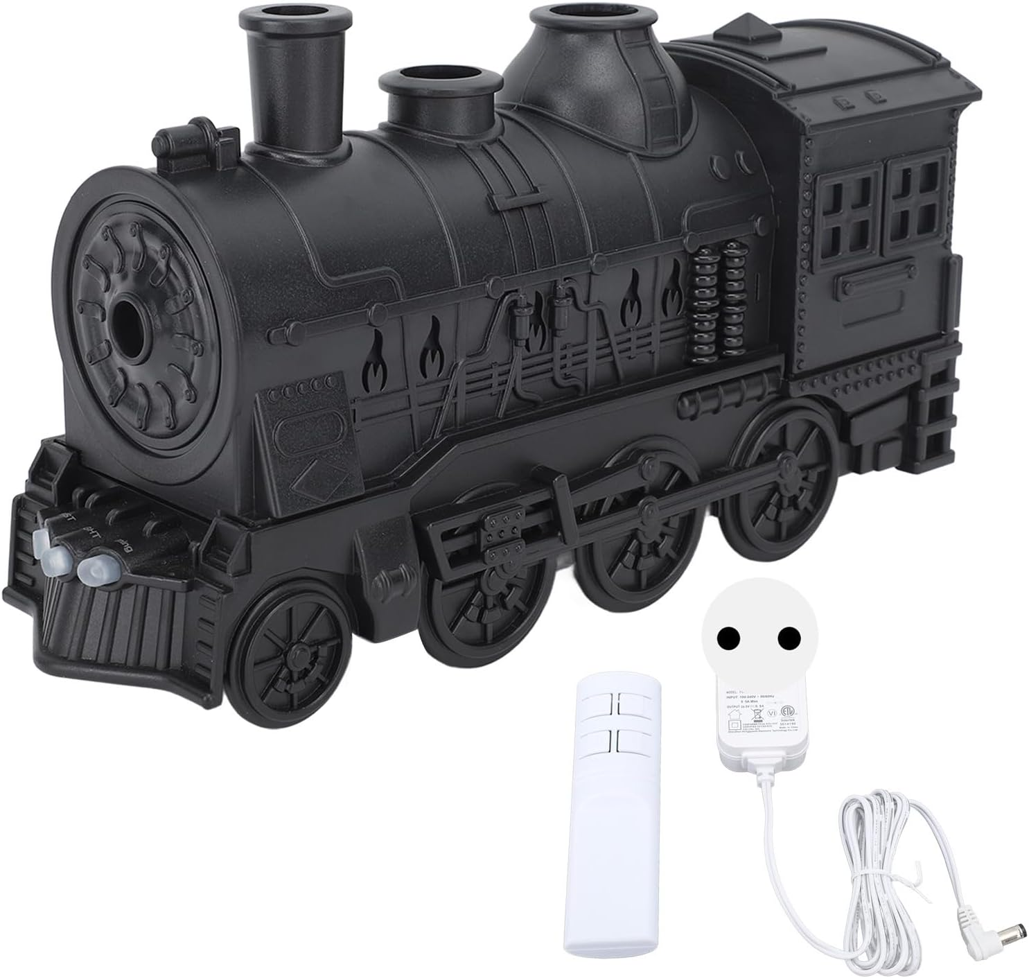 Train Shape Essential Oil Diffuser Humidifier, 2 Lighting Modes, Remote Control, Train Design Home Fragrance Aroma Diffuser, 300Ml, for Bedroom Office Desktop (AU Plug) image number 6