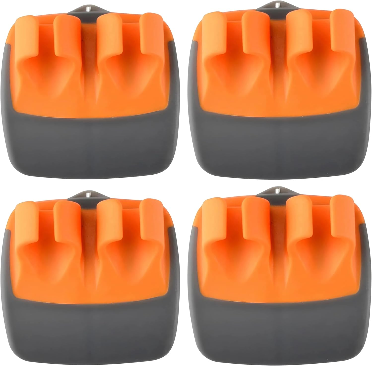 EZONEDEAL Fruit Peeler Ultra Sharp Double Finger Peeler Cutter Fruit and Vegetable Peeler Slicer Cucumber Potato Peeler Tomato Kitchen Tools Creative Gadgets - Palm Peeler (Orange (2PCS))