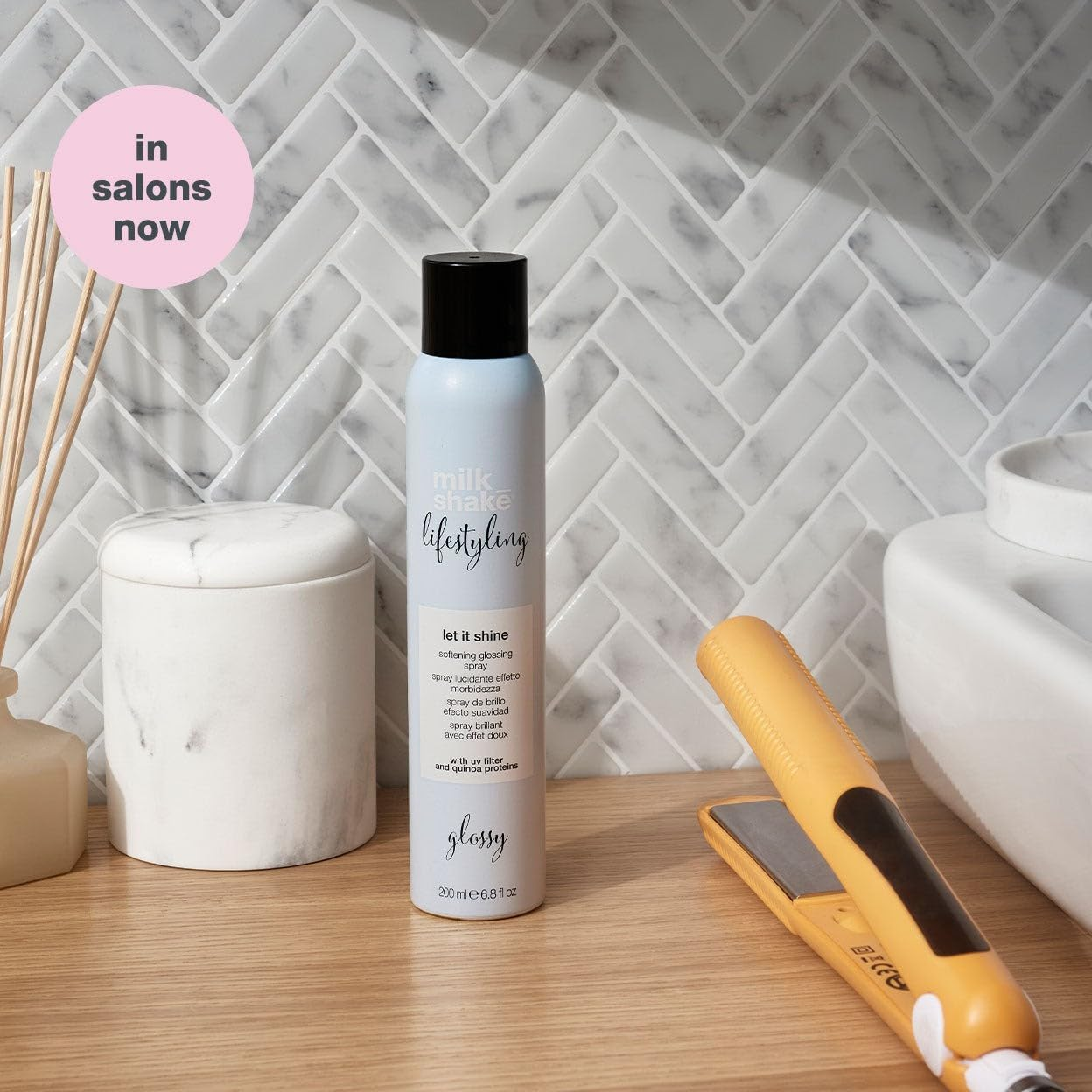 Milk_Shake Lifestyling Let It Shine Hair Spray 200 Ml image number 4