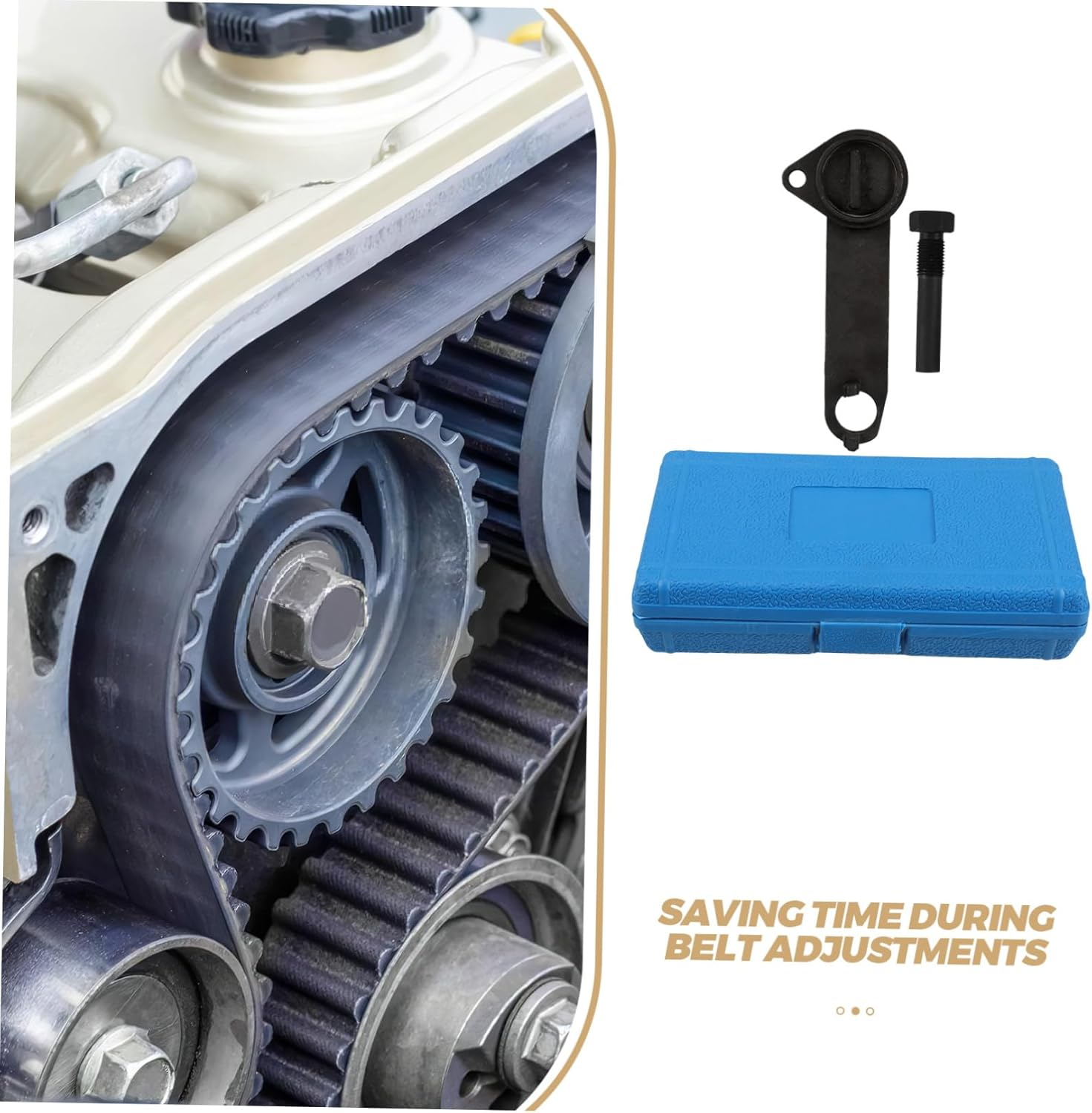 JECOMPRIS Camshaft Timing Belt Tool Kit Car Engine Timing Belt Fastener Automotive Part for Mechanics Diy image number 1