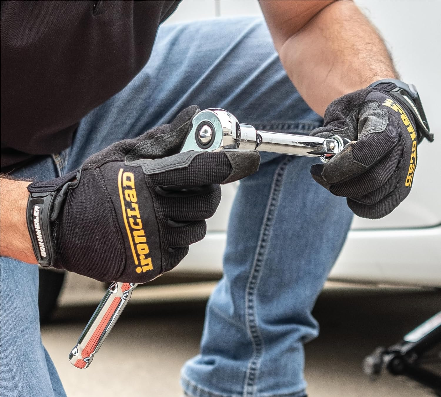 Ironclad Box Handler Gloves, Medium, Black image number 3