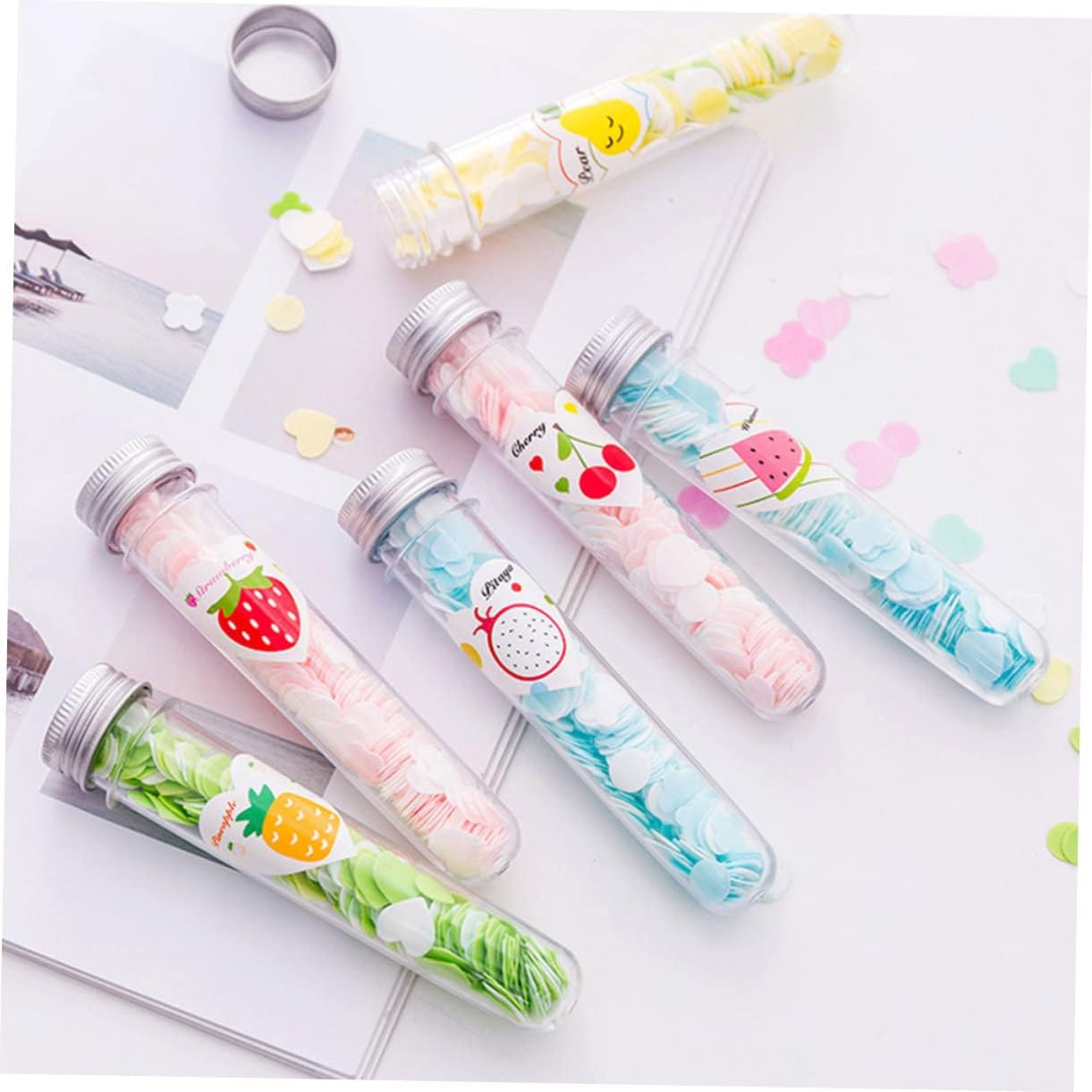 Abaodam 4Pcs Travel Natural Soap Flakes Disposable Soap Paper Portable Bath Flakes for Hands Face image number 6