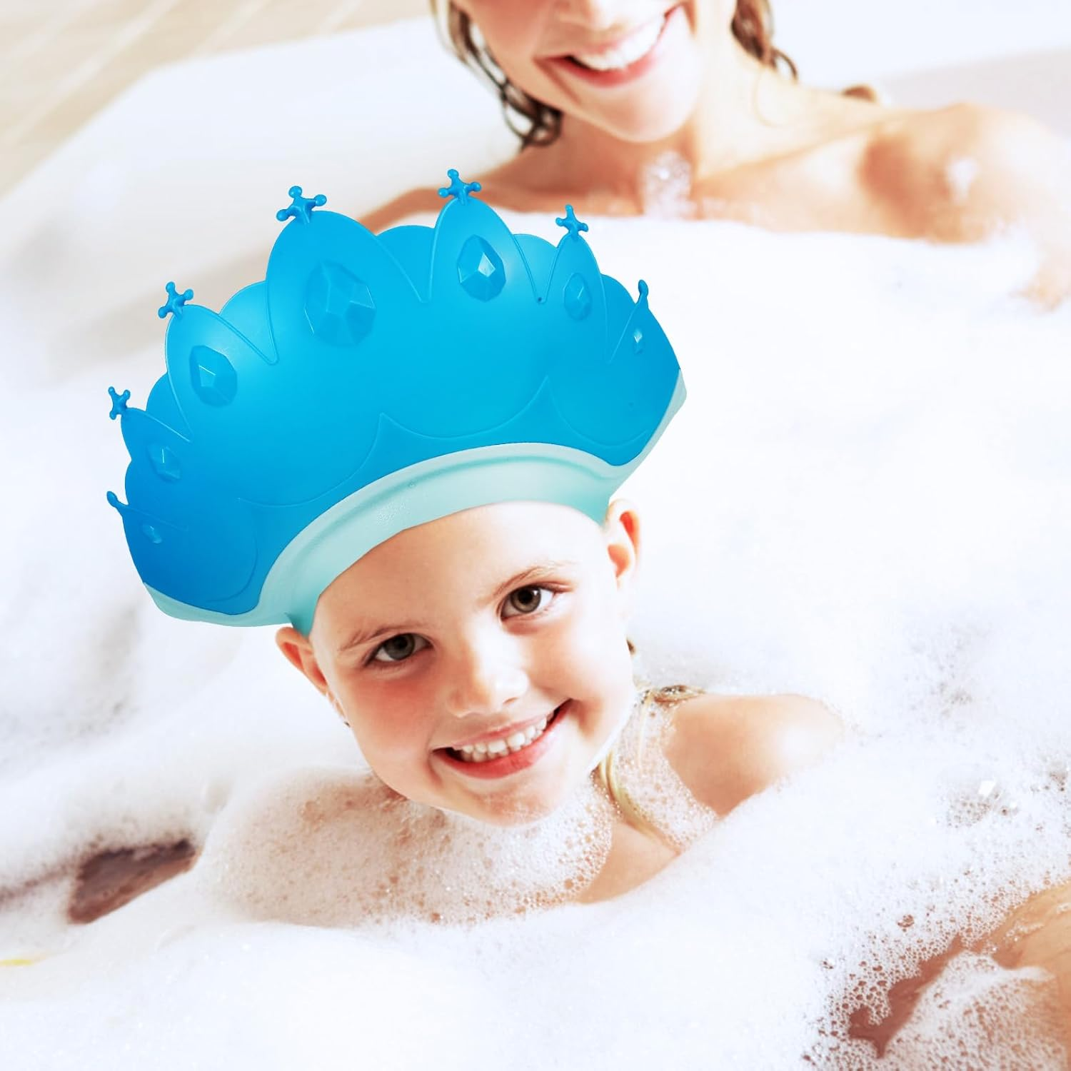 Gadpiparty 3Pcs Hair Washing Shield Shower Caps with Eye Protection for Bath Hat for Toddlers Shampoo Cap Hair Wash Visor Bathing Cap image number 4