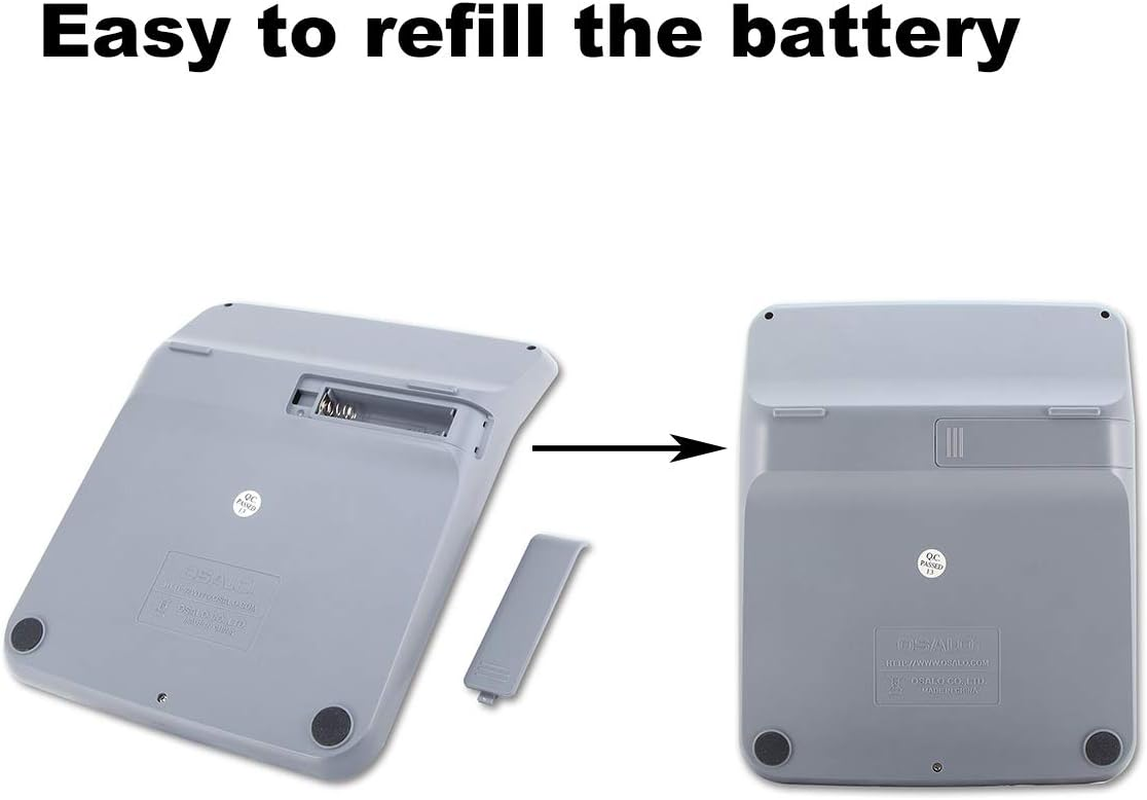 OSALO Calculator Large Buttons Large Display 12 Digit Big Desktop Office Calculator (OS-5M) image number 7