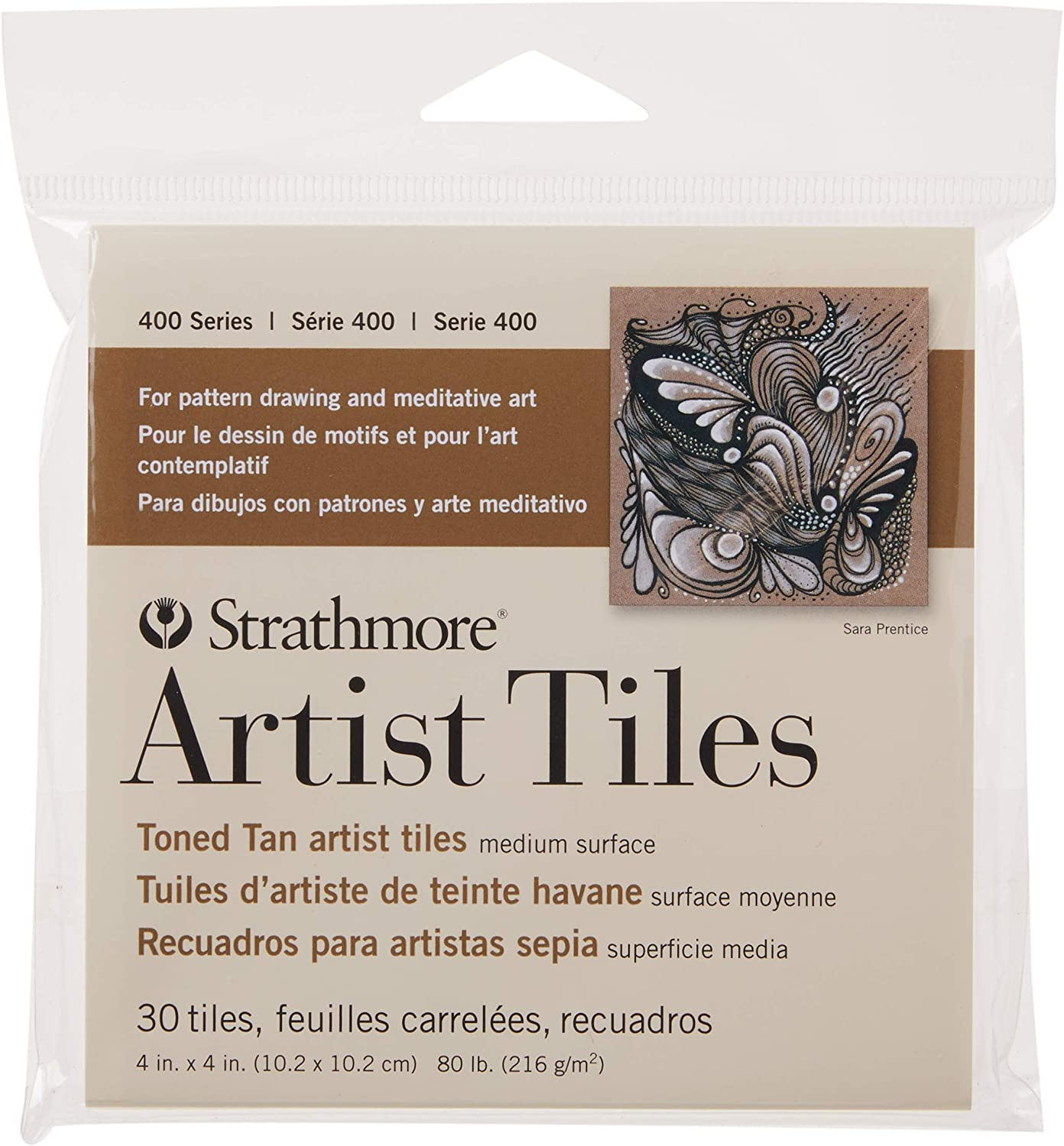 Strathmore 400 Series Toned Tan Artist Tiles, 30 Sheets image number 1