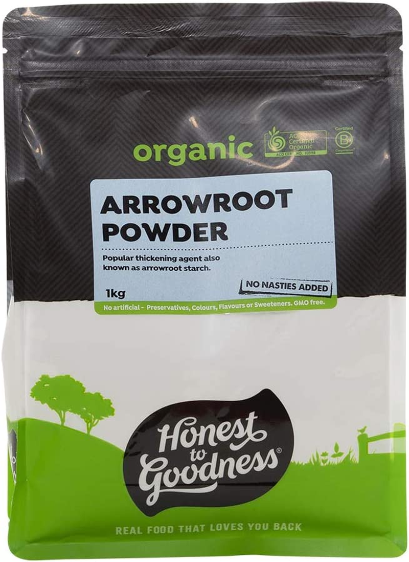 Honest to Goodness Organic Arrowroot Powder, 5Kg - Neutral Tasting and Easily Digested! Extracted from the Fibrous Component of the Root, Ensuring Purity and Quality. image number 3