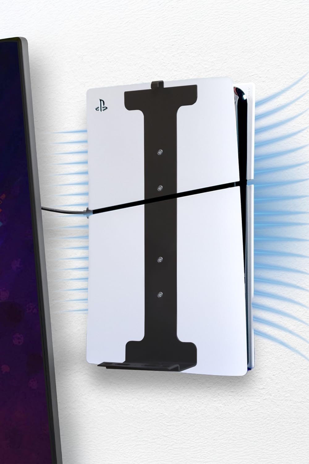 Hideit Mount for PS5 - Wall Mount Compatible with PS5 Original and Slim image number 1