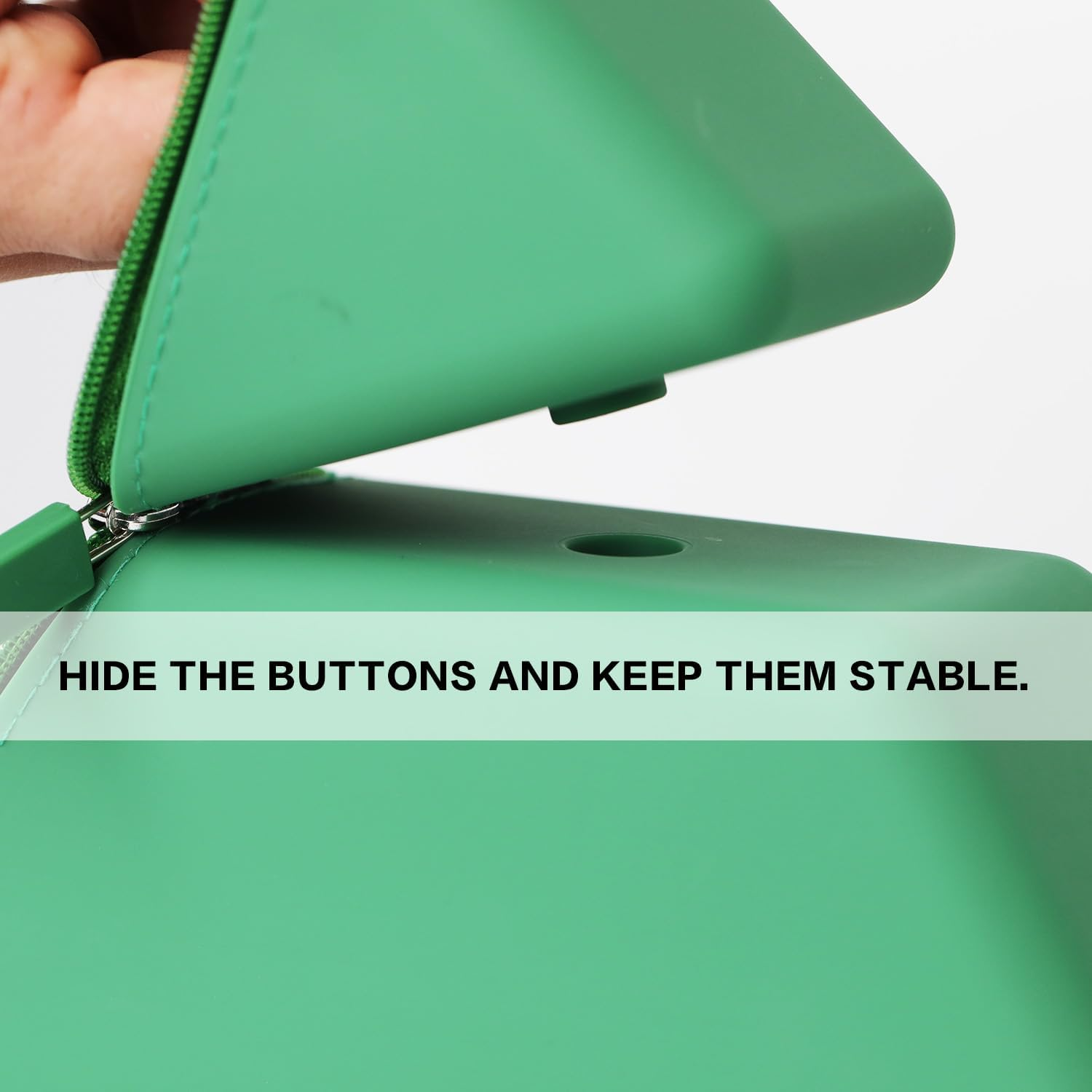 Aiokuo Sonic Pen Case &ndash; Portable Silicone Pen Holder, Cute Pencil Pouch for School, Office & Travel