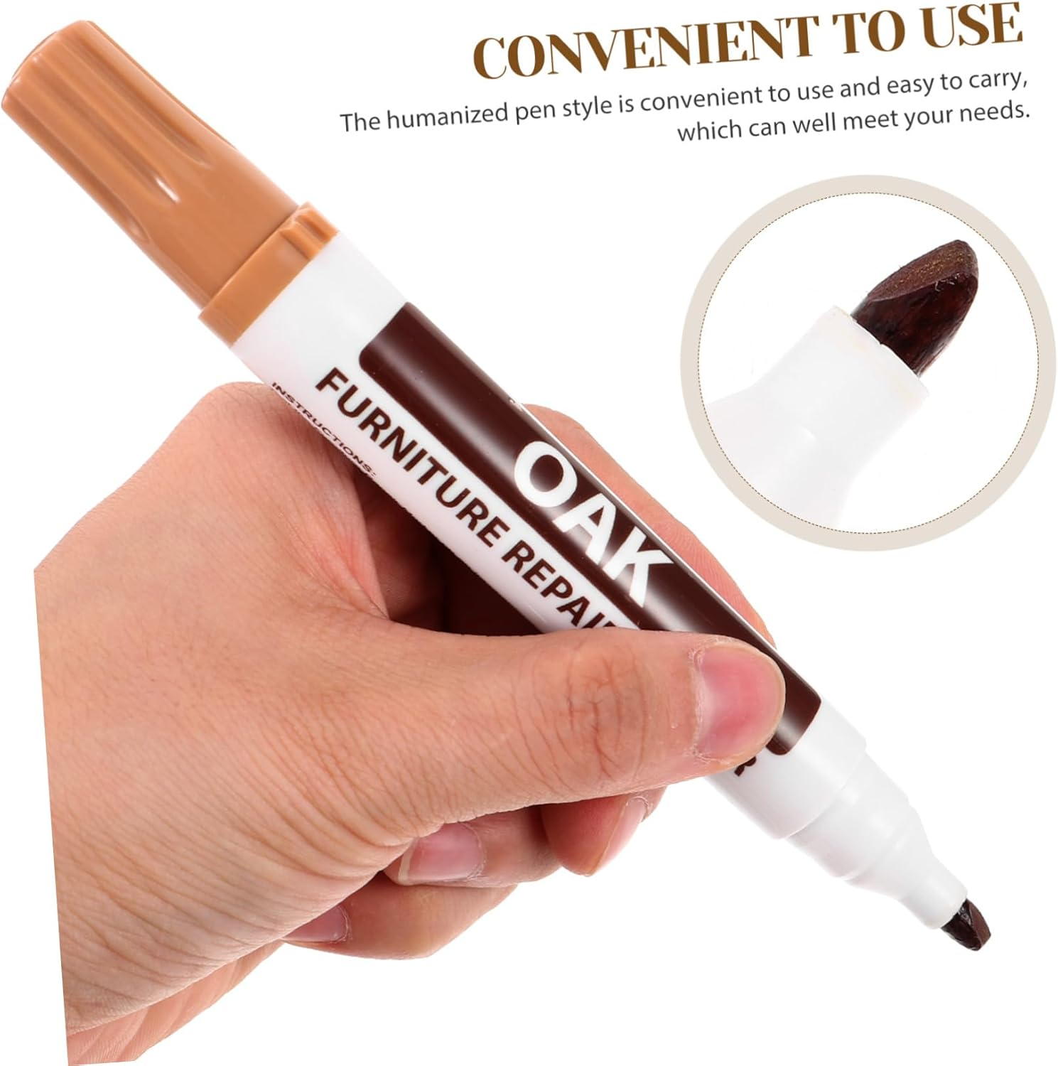 Generic Furniture Repair Marker Set Paint Pens for Scratch Repair Wood Furniture Kit