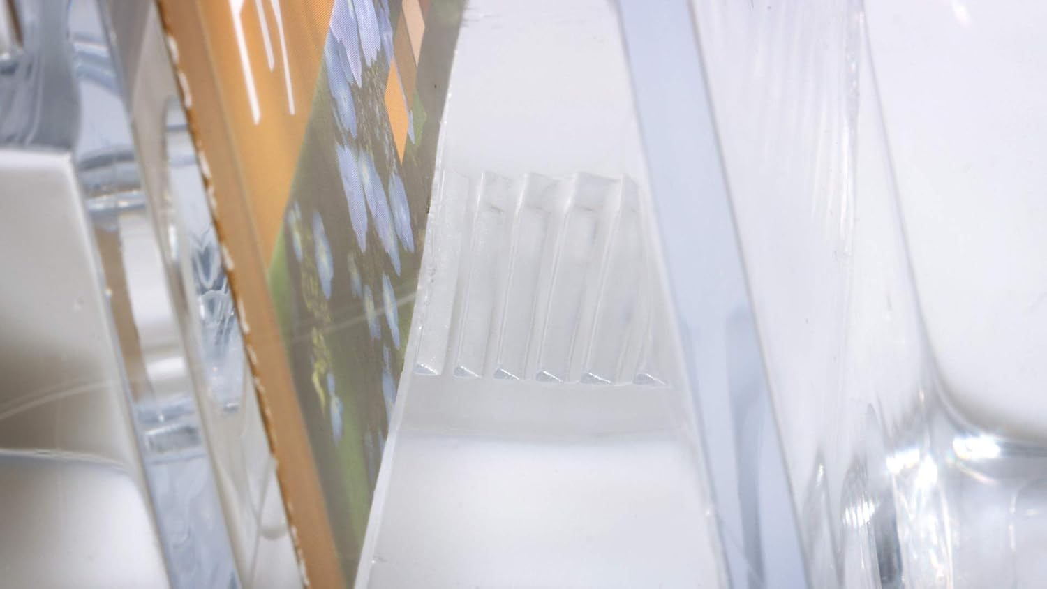 Opus 2 4-Tier Leaflet & Brochure Holder | for 1/3 A4 Size Literature | Clear Acrylic Construction | Booklet, Flyer & Menu Display & Dispenser for Office, Restaurants & Reception | Portrait | Clear image number 6