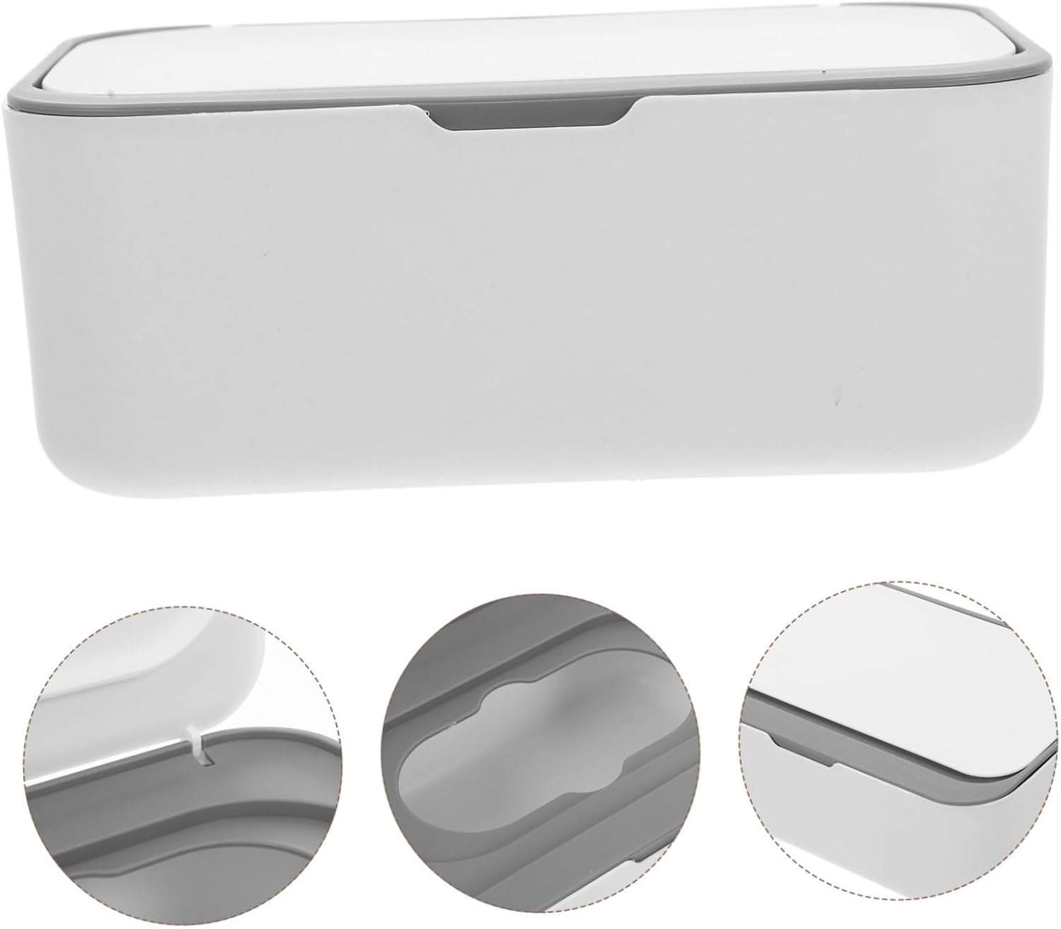 DOITOOL Elegant Desktop Tissue Box Facial Tissue Dispenser Refillable Wipes Container for Home Office School image number 2