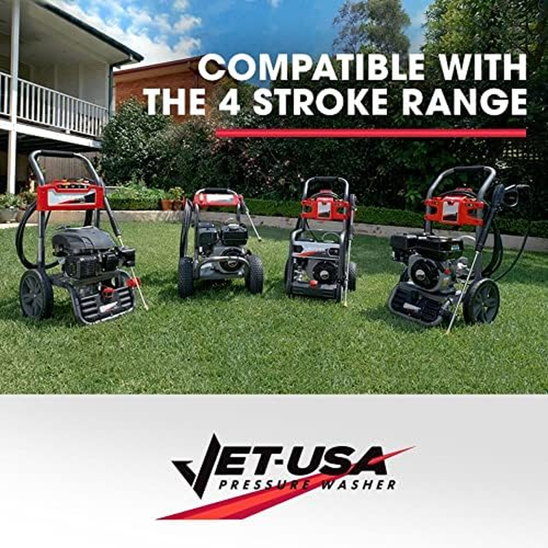 JET-USA Pressure Washer Hose Drain Cleaner Nozzle 20M Extension Hose with Accesory Pack image number 1